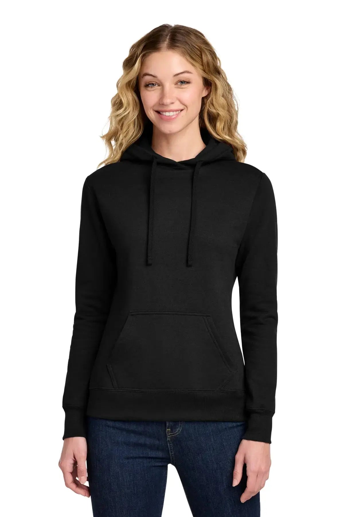 Port & Co™ Women's Core Fleece Pullover Hooded Sweatshirt #LPC78H Game Over Merch