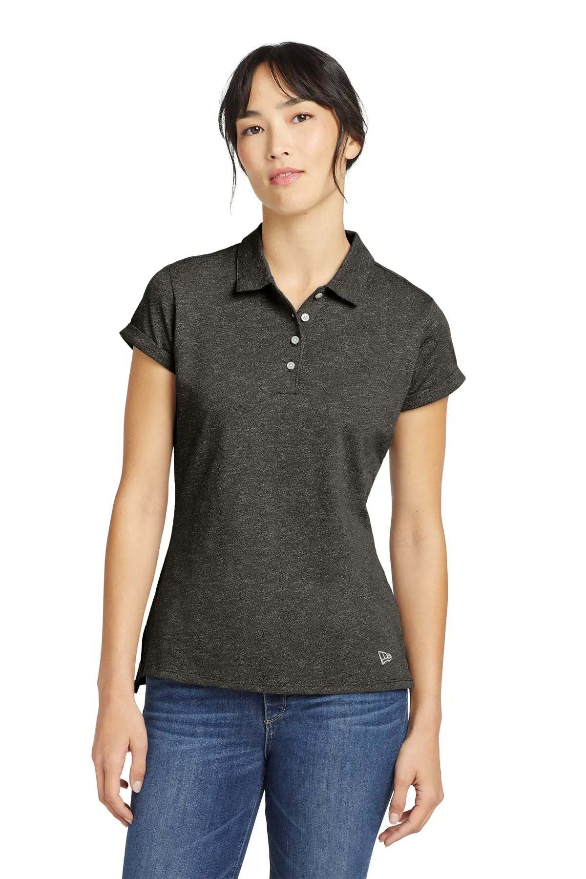 New Era® Women's Slub Twist Polo #LNEA301Game Over Merch
