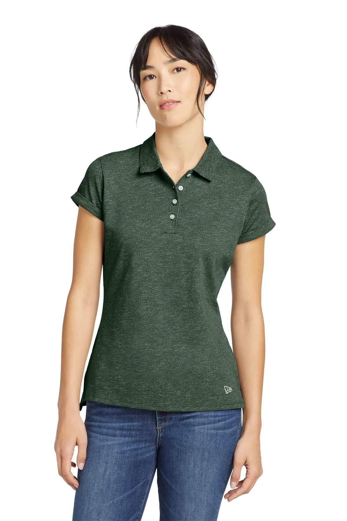 New Era® Women's Slub Twist Polo #LNEA301Game Over Merch
