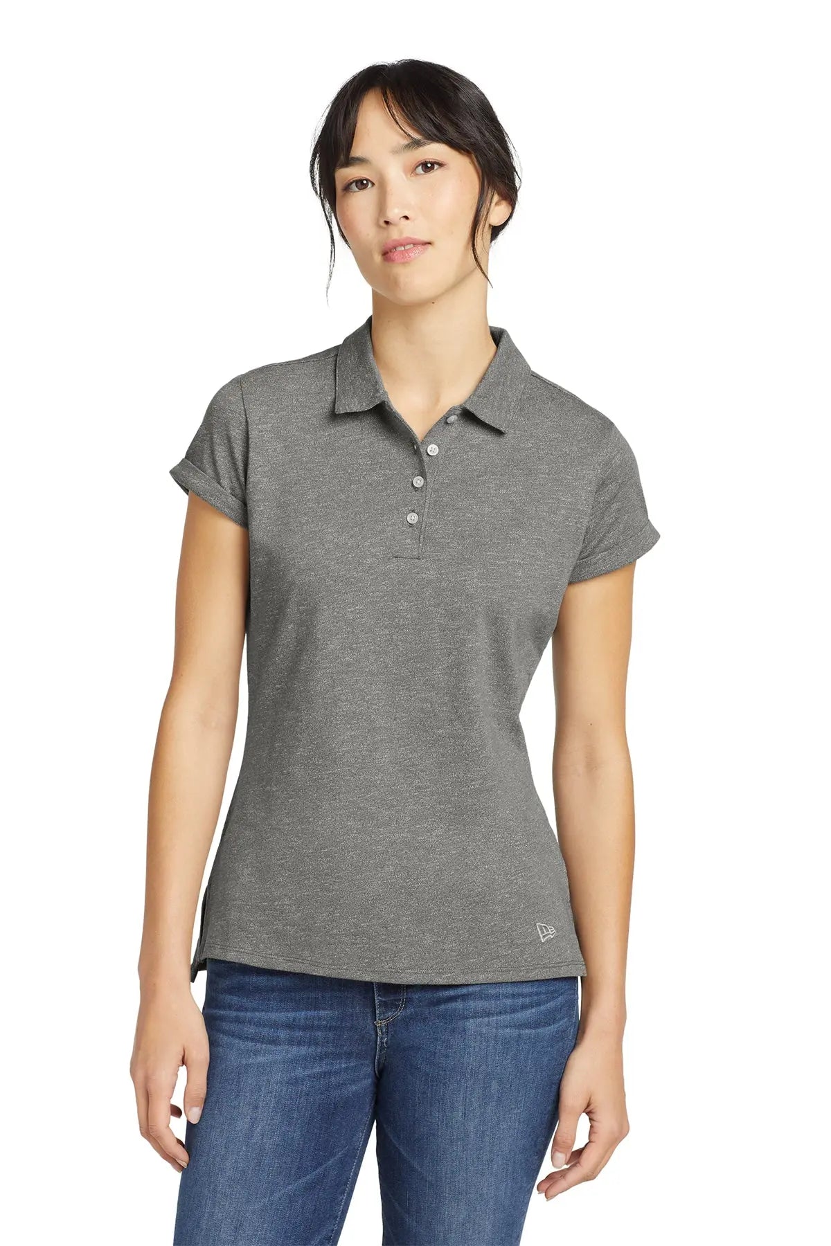 New Era® Women's Slub Twist Polo #LNEA301Game Over Merch