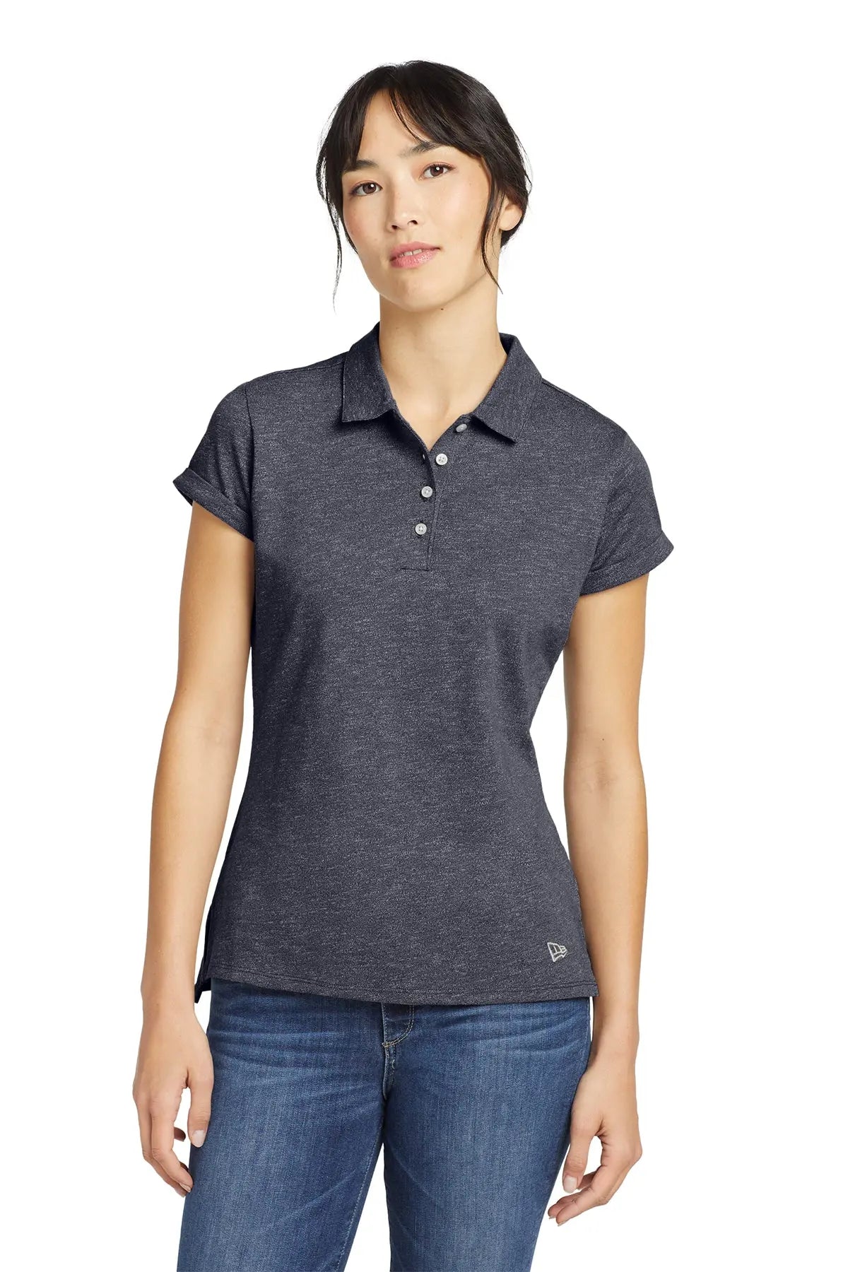 New Era® Women's Slub Twist Polo #LNEA301Game Over Merch