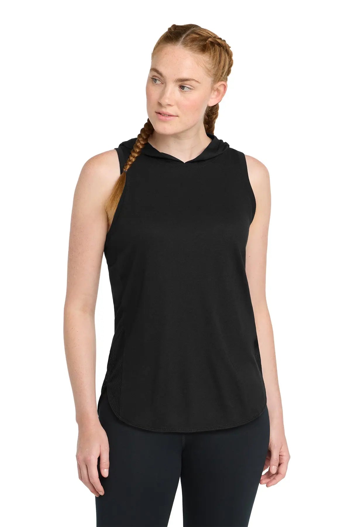 Sport-Tek® Women's PosiCharge® Tri-Blend Wicking Draft Hoodie Tank #LST410 Game Over Merch