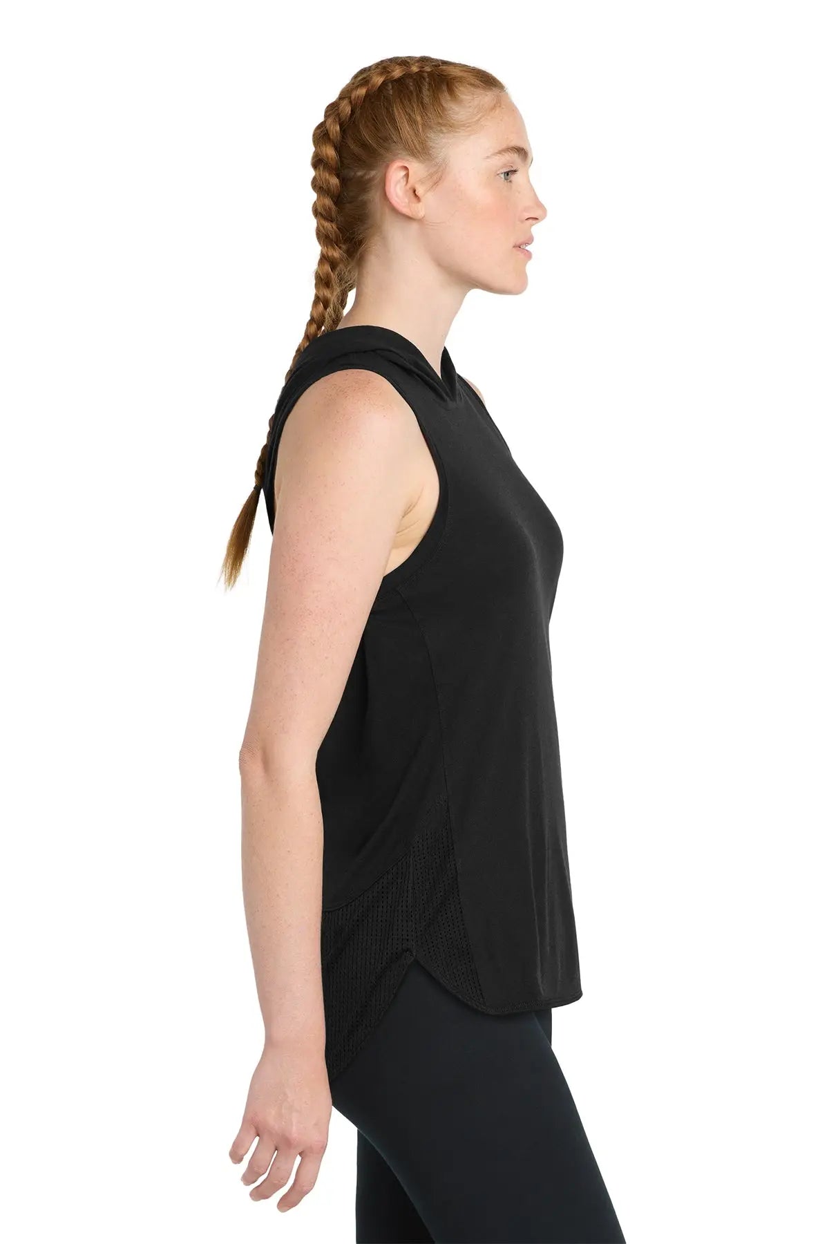 Sport-Tek® Women's PosiCharge® Tri-Blend Wicking Draft Hoodie Tank #LST410 Game Over Merch