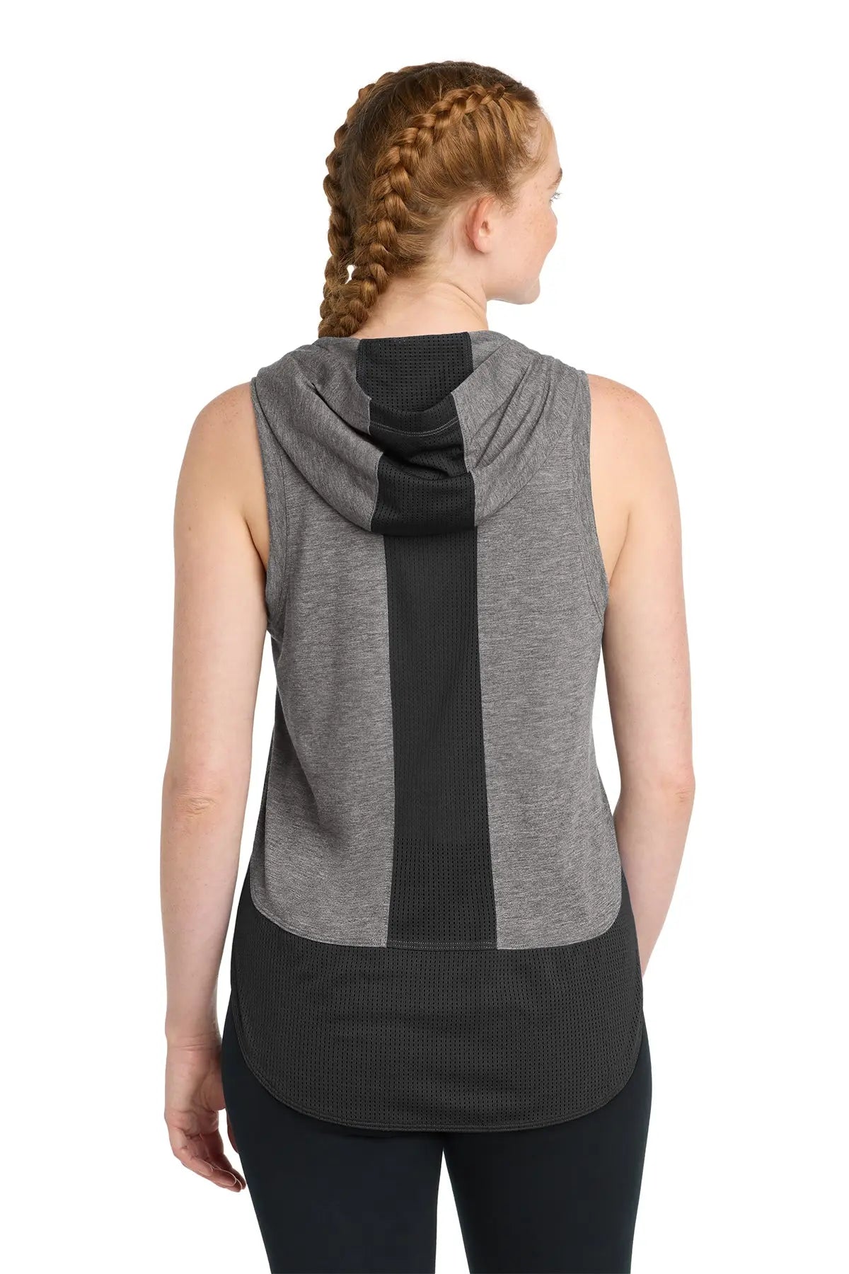 Sport-Tek® Women's PosiCharge® Tri-Blend Wicking Draft Hoodie Tank #LST410 Game Over Merch