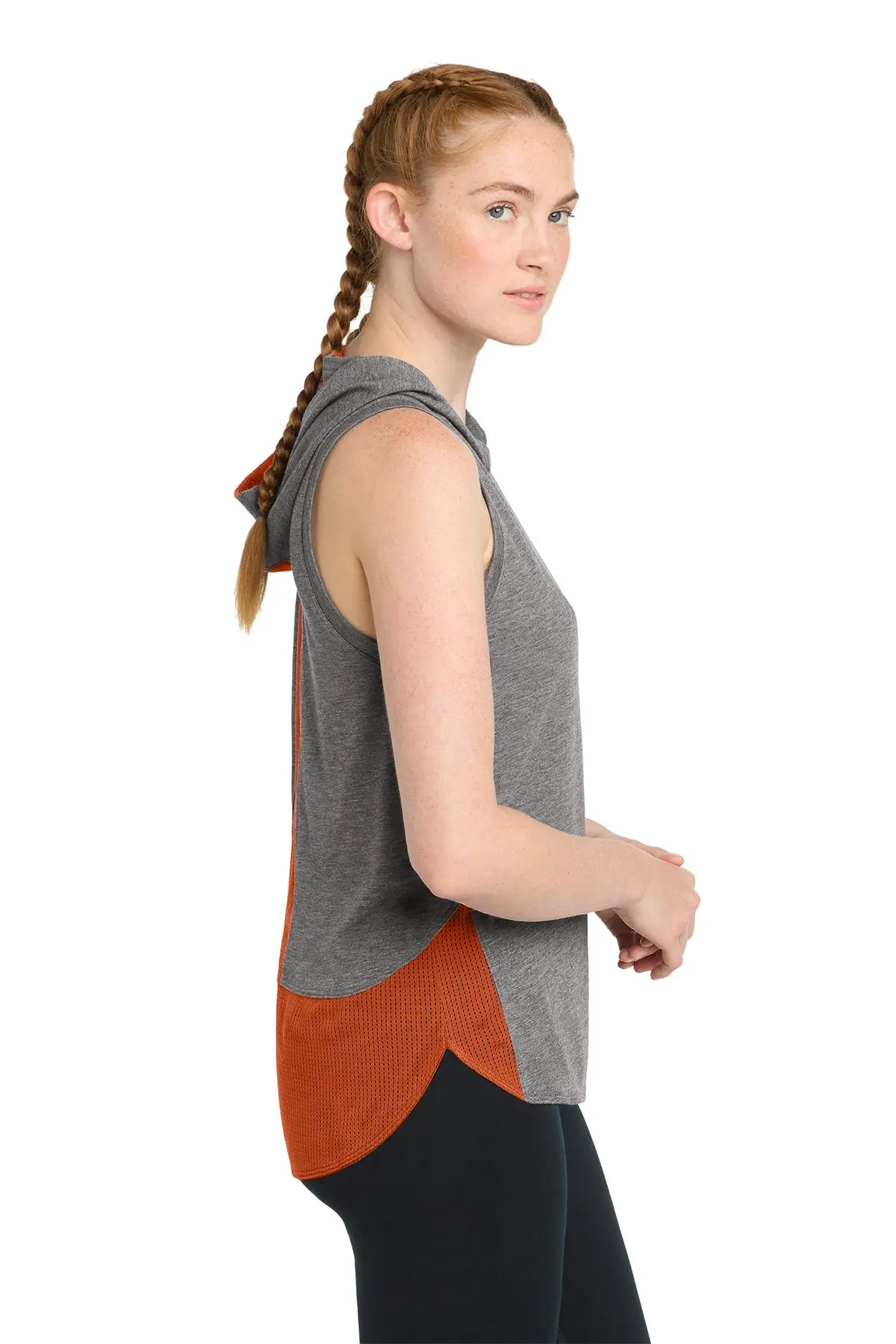 Sport-Tek® Women's PosiCharge® Tri-Blend Wicking Draft Hoodie Tank #LST410 Game Over Merch