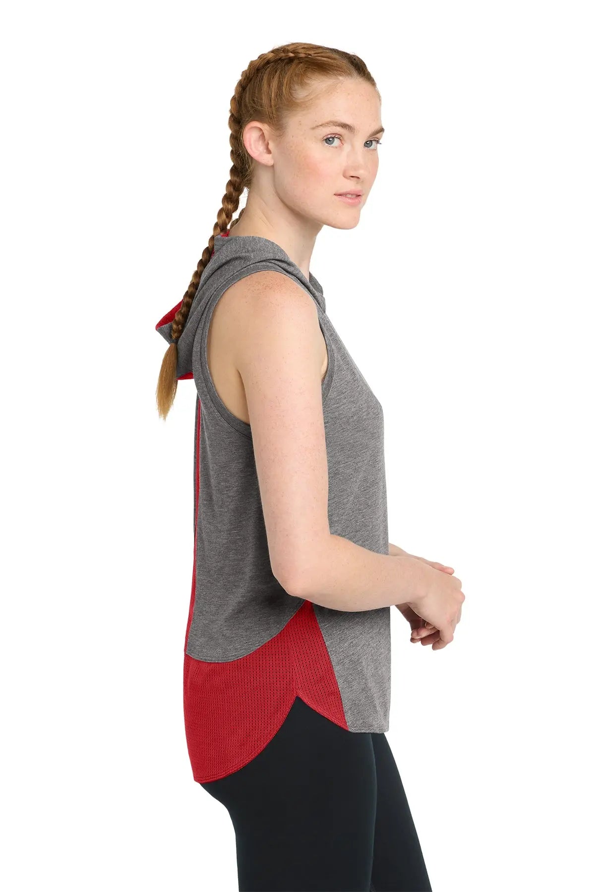 Sport-Tek® Women's PosiCharge® Tri-Blend Wicking Draft Hoodie Tank #LST410 Game Over Merch