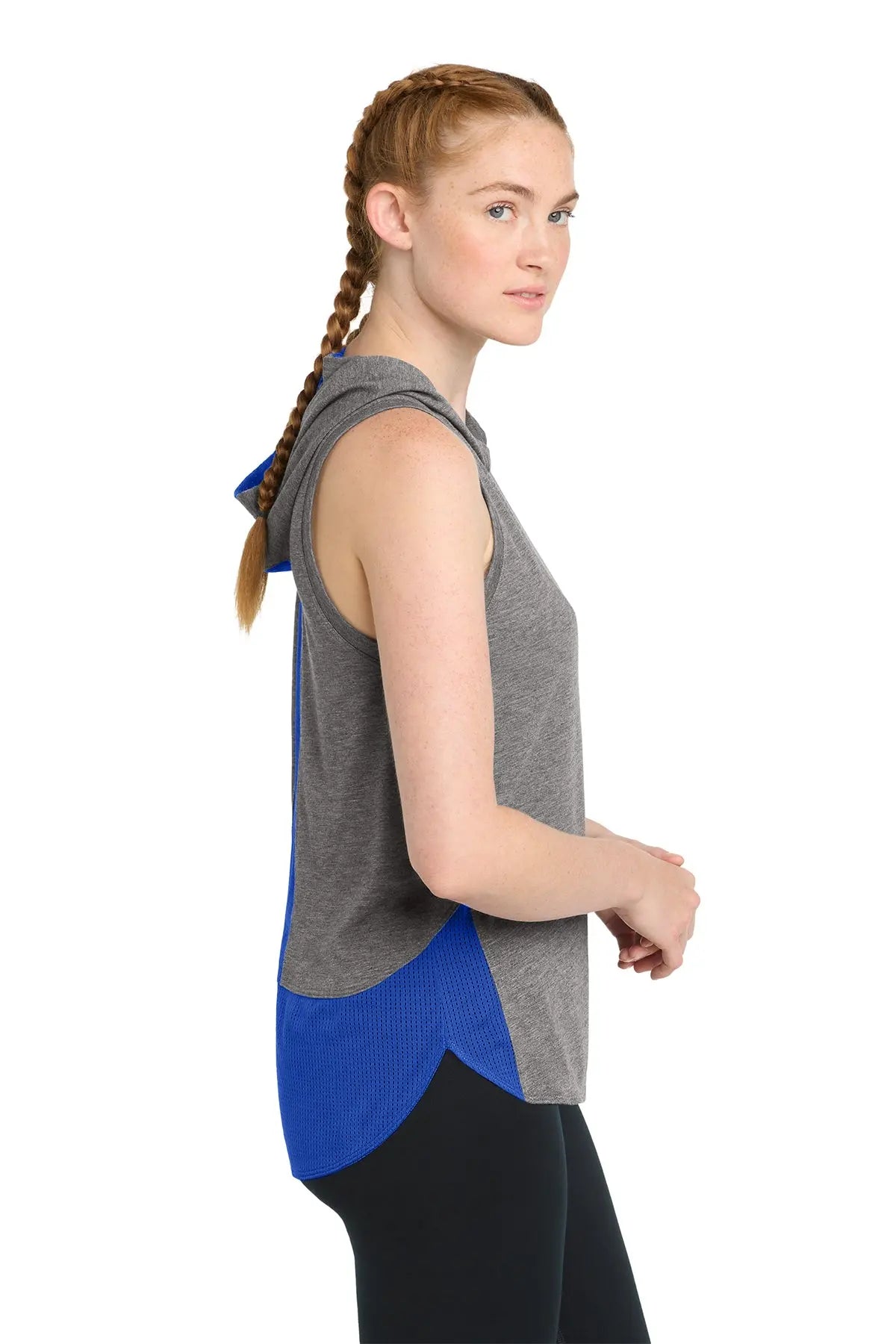 Sport-Tek® Women's PosiCharge® Tri-Blend Wicking Draft Hoodie Tank #LST410 Game Over Merch