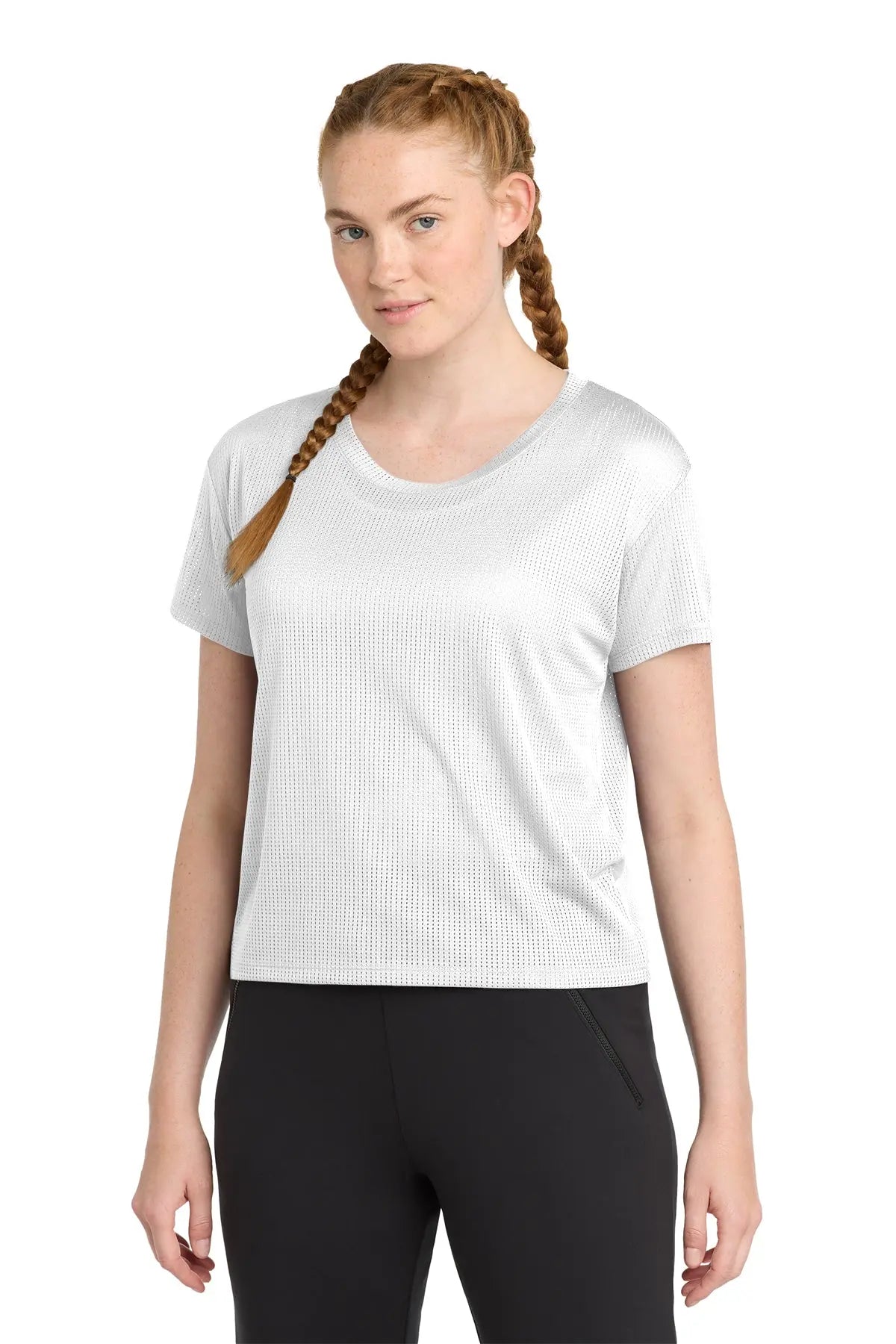 Sport-Tek® Women's PosiCharge® Draft Crop Tee #LST411