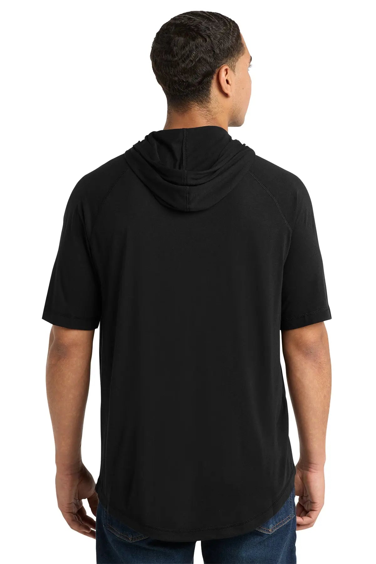Sport-Tek® PosiCharge® Tri-Blend Wicking Short Sleeve Hoodie #ST404
