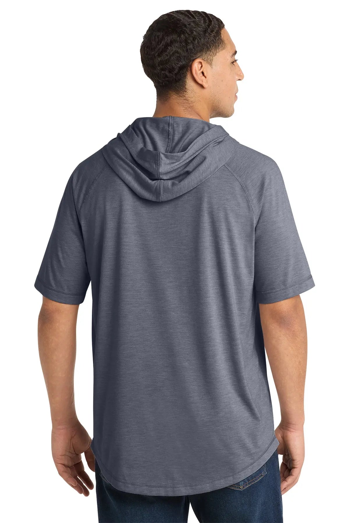 Sport-Tek® PosiCharge® Tri-Blend Wicking Short Sleeve Hoodie #ST404