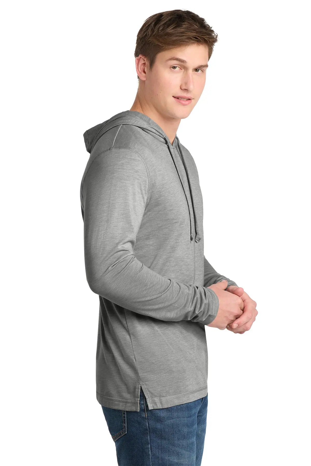 Sport-Tek® PosiCharge® Tri-Blend Wicking Long Sleeve Hoodie #ST406
