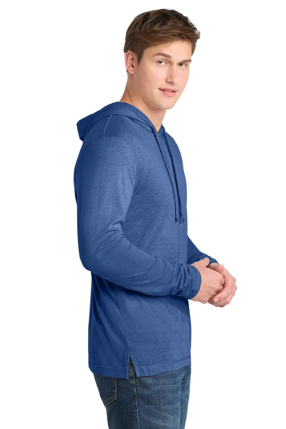 Sport-Tek® PosiCharge® Tri-Blend Wicking Long Sleeve Hoodie #ST406