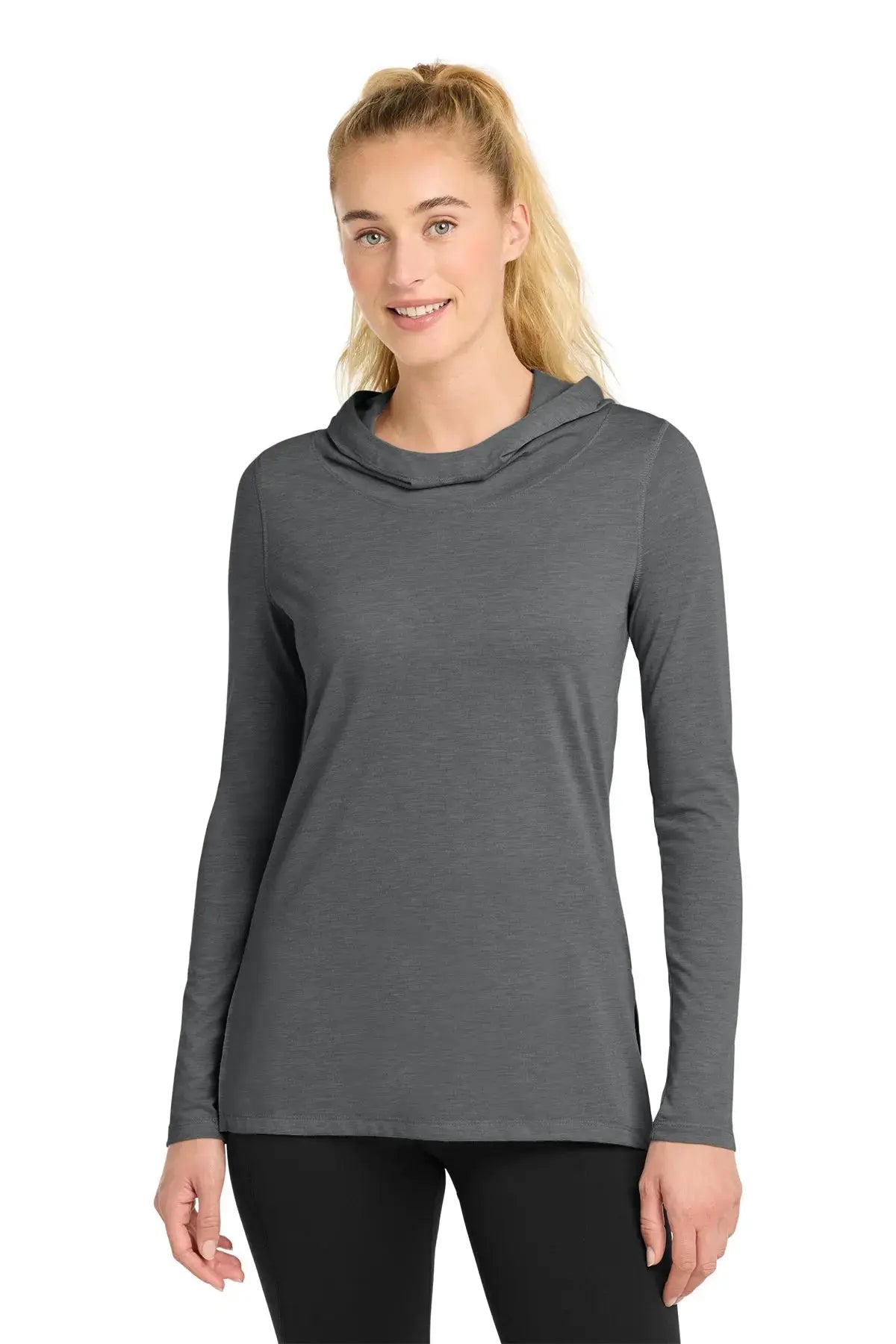 Sport-Tek® Women's PosiCharge® Tri-Blend Wicking Long Sleeve Hoodie #LST406 Game Over Merch