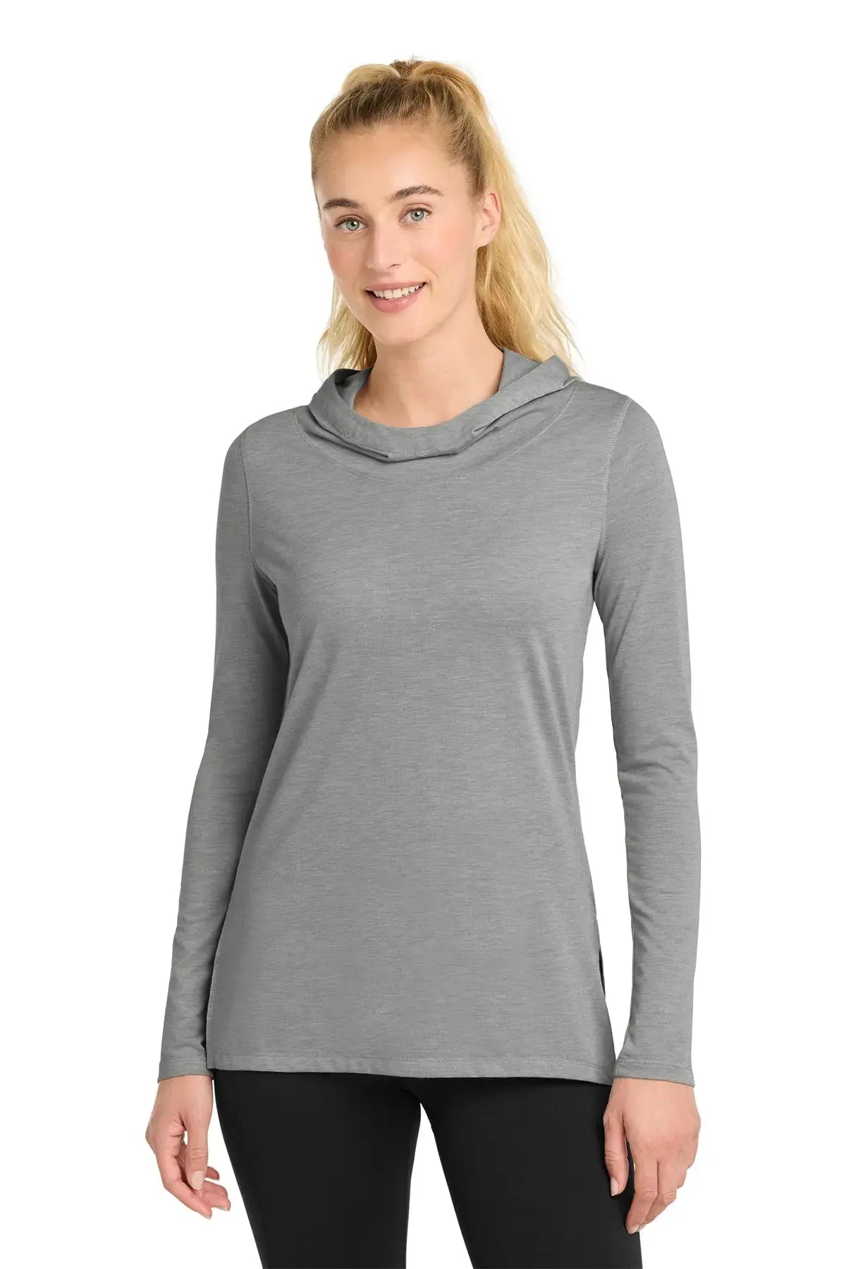 Sport-Tek® Women's PosiCharge® Tri-Blend Wicking Long Sleeve Hoodie #LST406 Game Over Merch