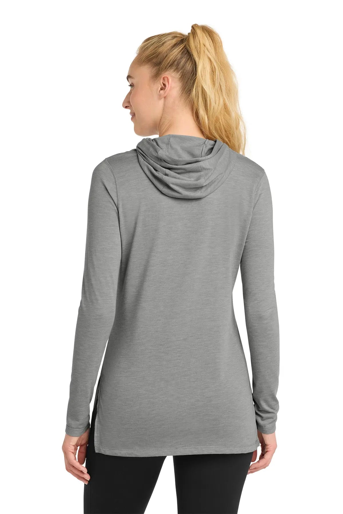 Sport-Tek® Women's PosiCharge® Tri-Blend Wicking Long Sleeve Hoodie #LST406