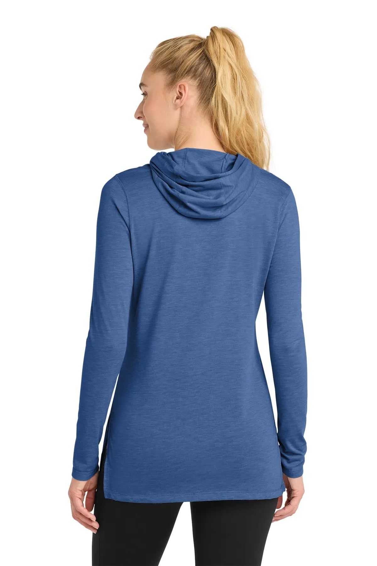Sport-Tek® Women's PosiCharge® Tri-Blend Wicking Long Sleeve Hoodie #LST406