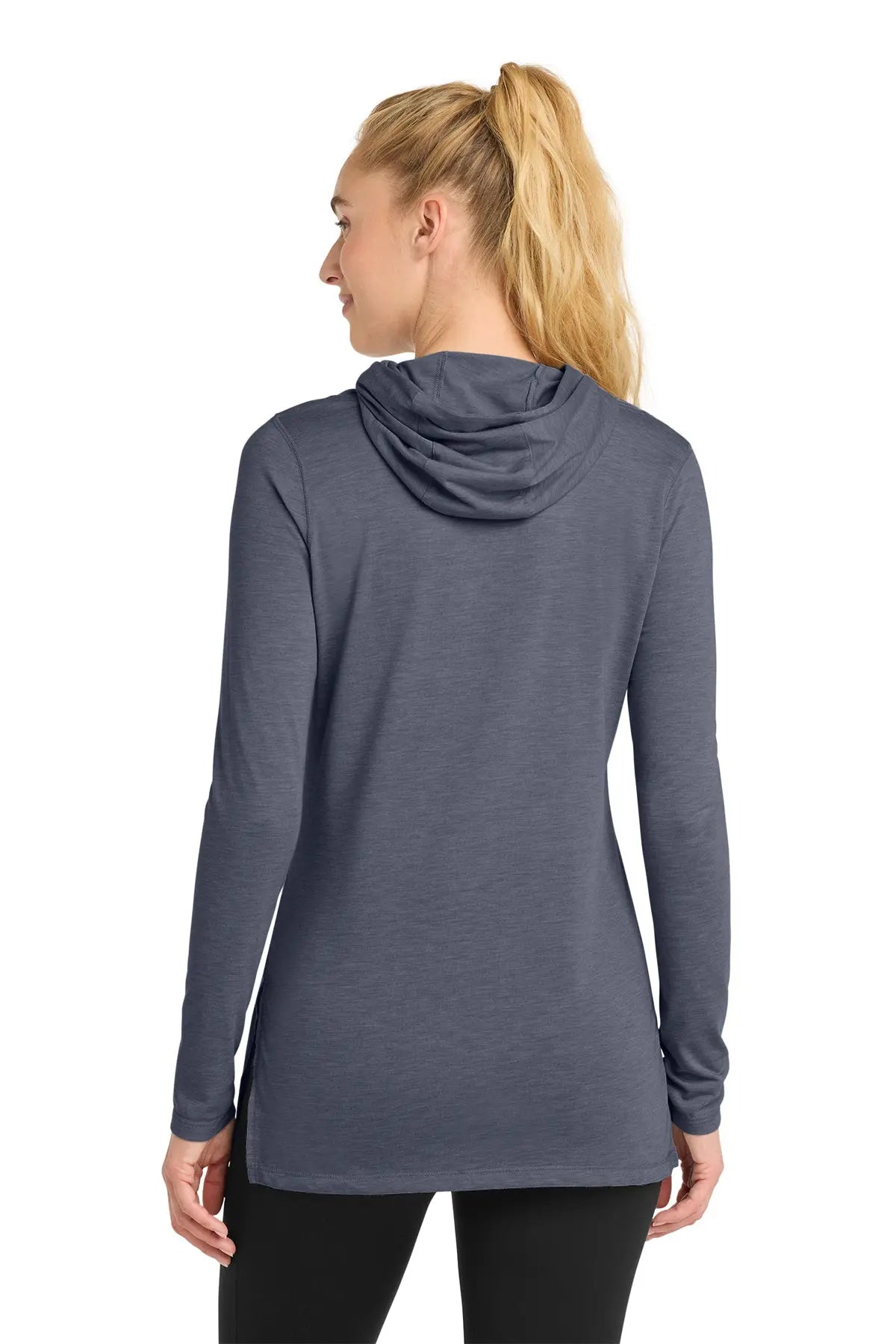 Sport-Tek® Women's PosiCharge® Tri-Blend Wicking Long Sleeve Hoodie #LST406