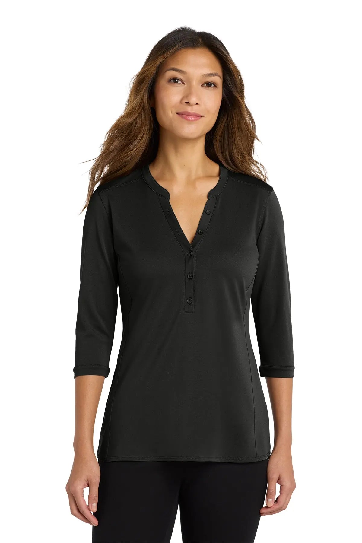 Port Authority ® Women's UV Choice Pique Henley #LK750Game Over Merch