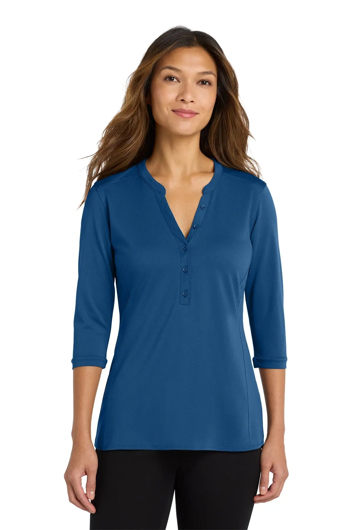 Port Authority ® Women's UV Choice Pique Henley #LK750Game Over Merch