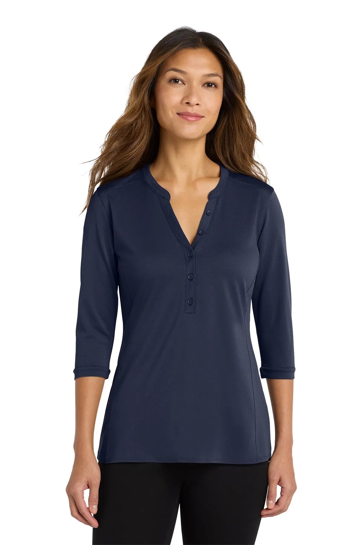 Port Authority ® Women's UV Choice Pique Henley #LK750Game Over Merch