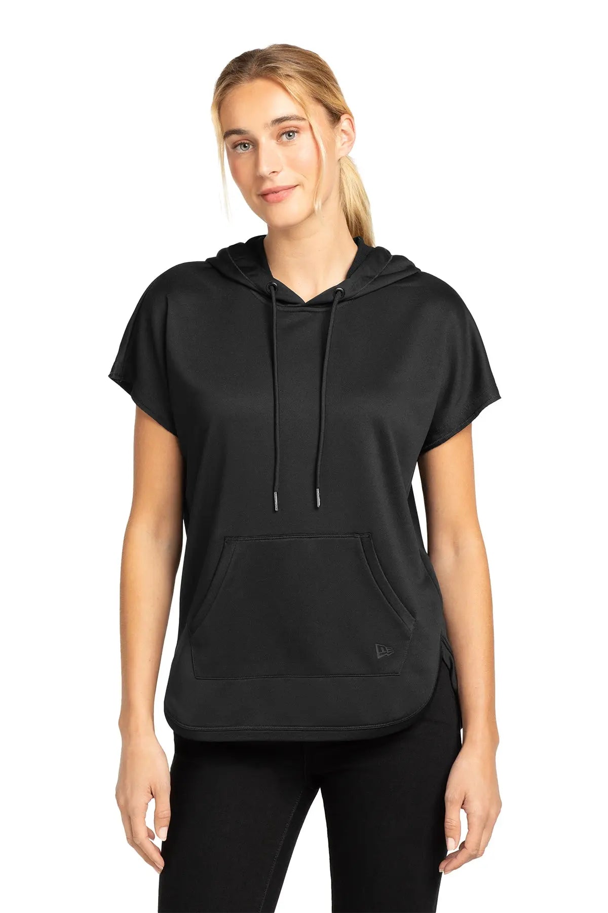 New Era® Women's Performance Terry Short Sleeve Hoodie #LNEA533