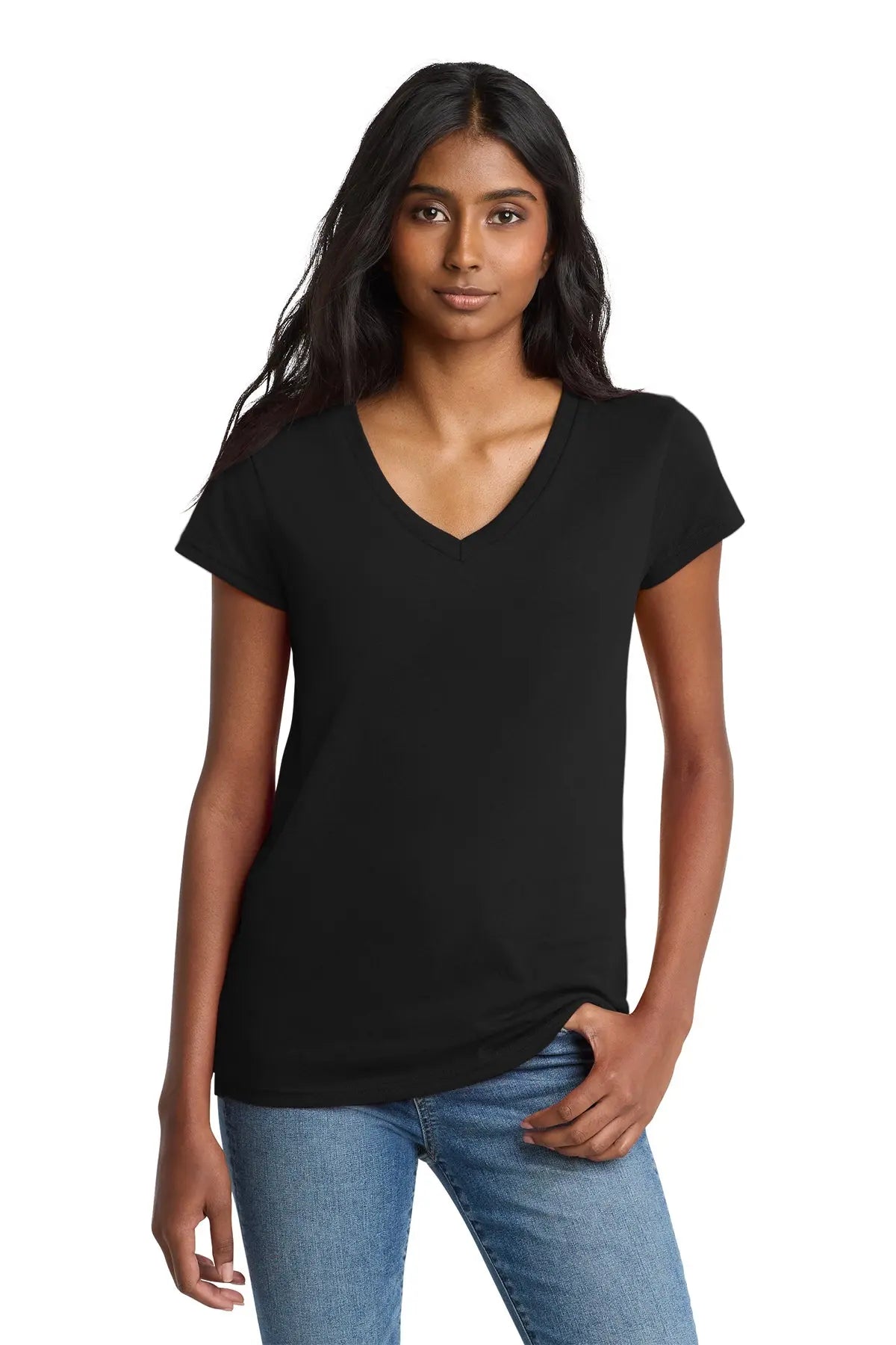 District® Women’s Re-Tee® V-Neck #DT8001
