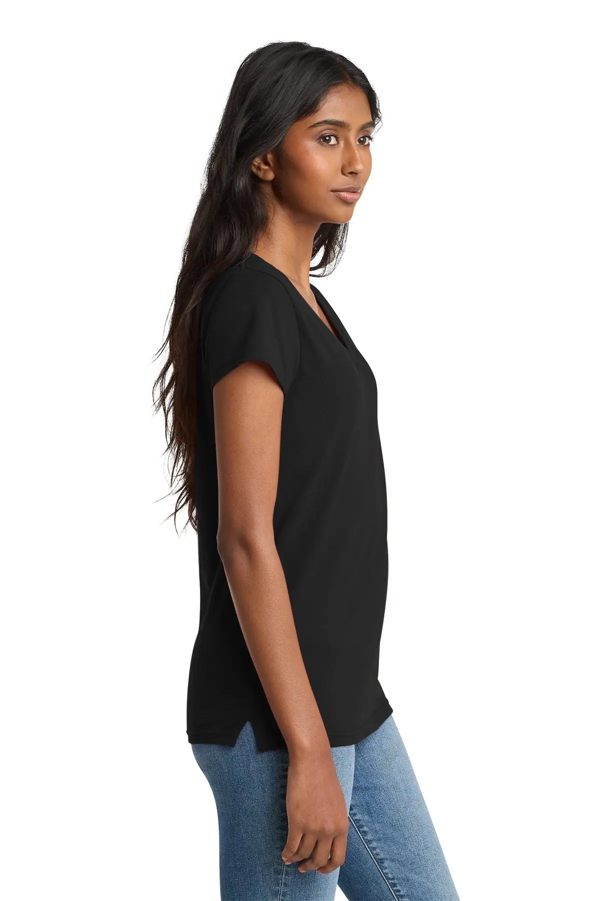 District® Women’s Re-Tee® V-Neck #DT8001