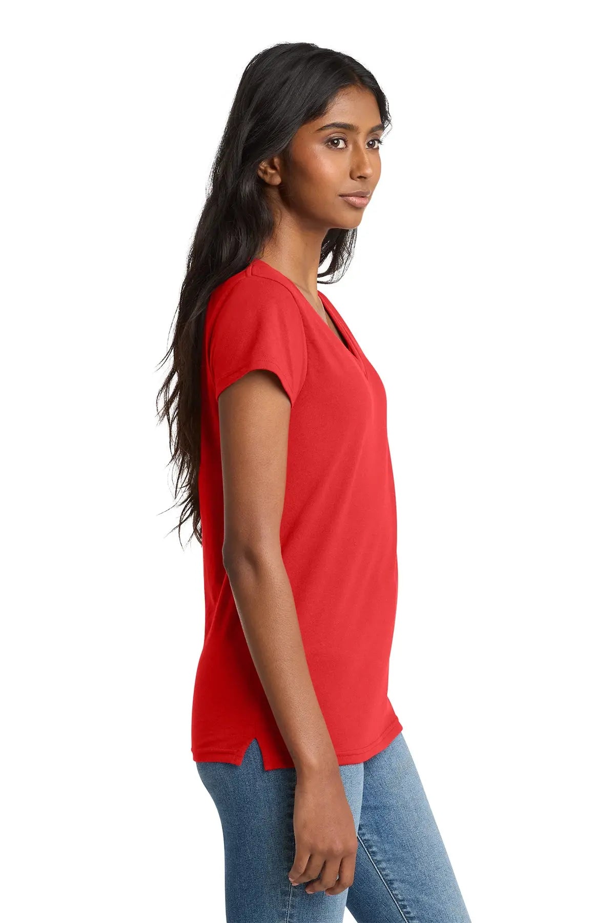 District® Women’s Re-Tee® V-Neck #DT8001
