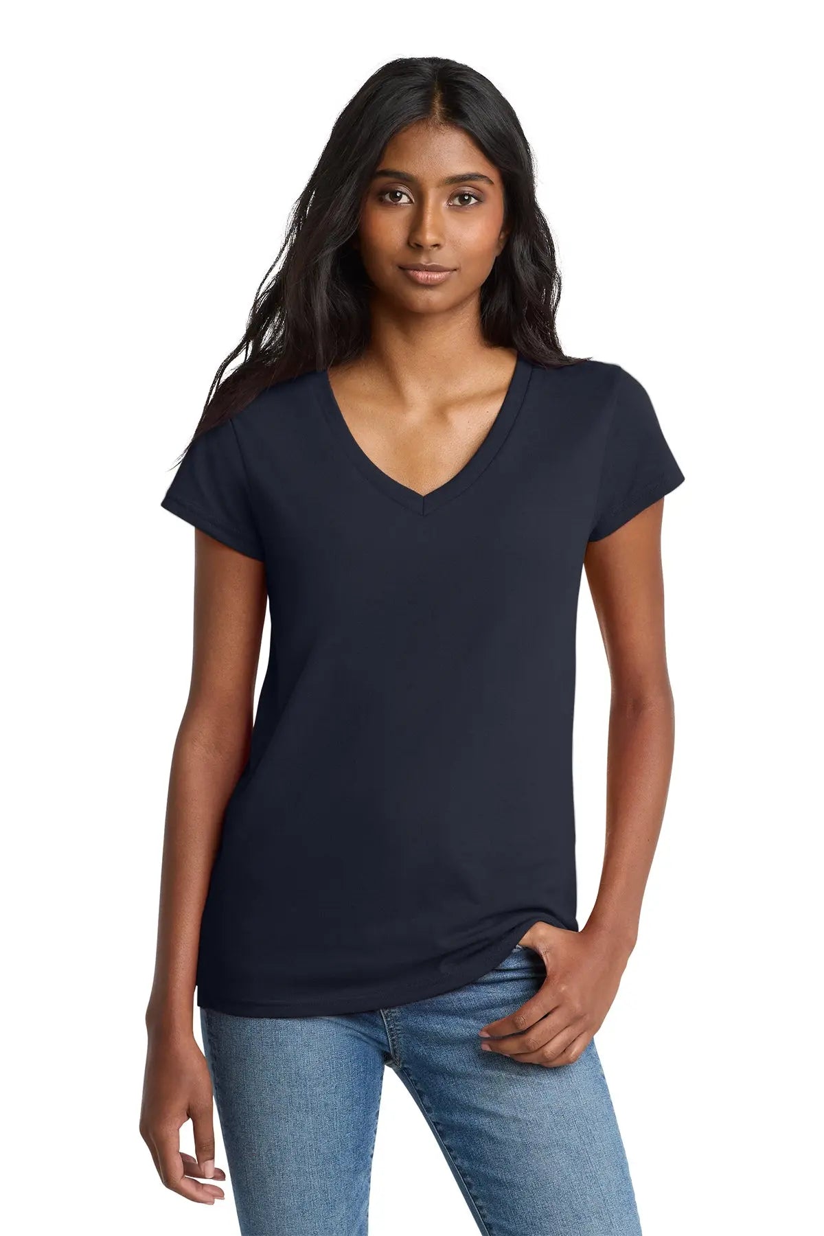 District® Women’s Re-Tee® V-Neck #DT8001