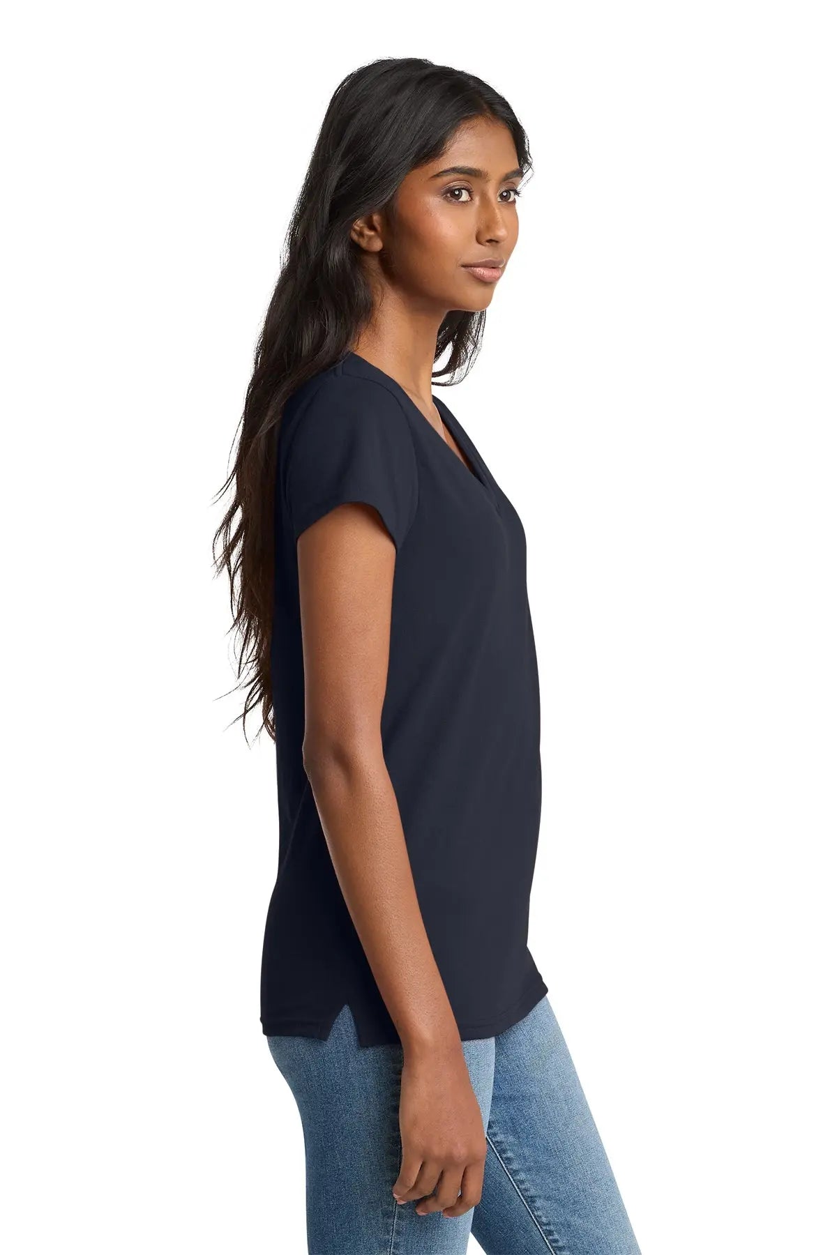 District® Women’s Re-Tee® V-Neck #DT8001