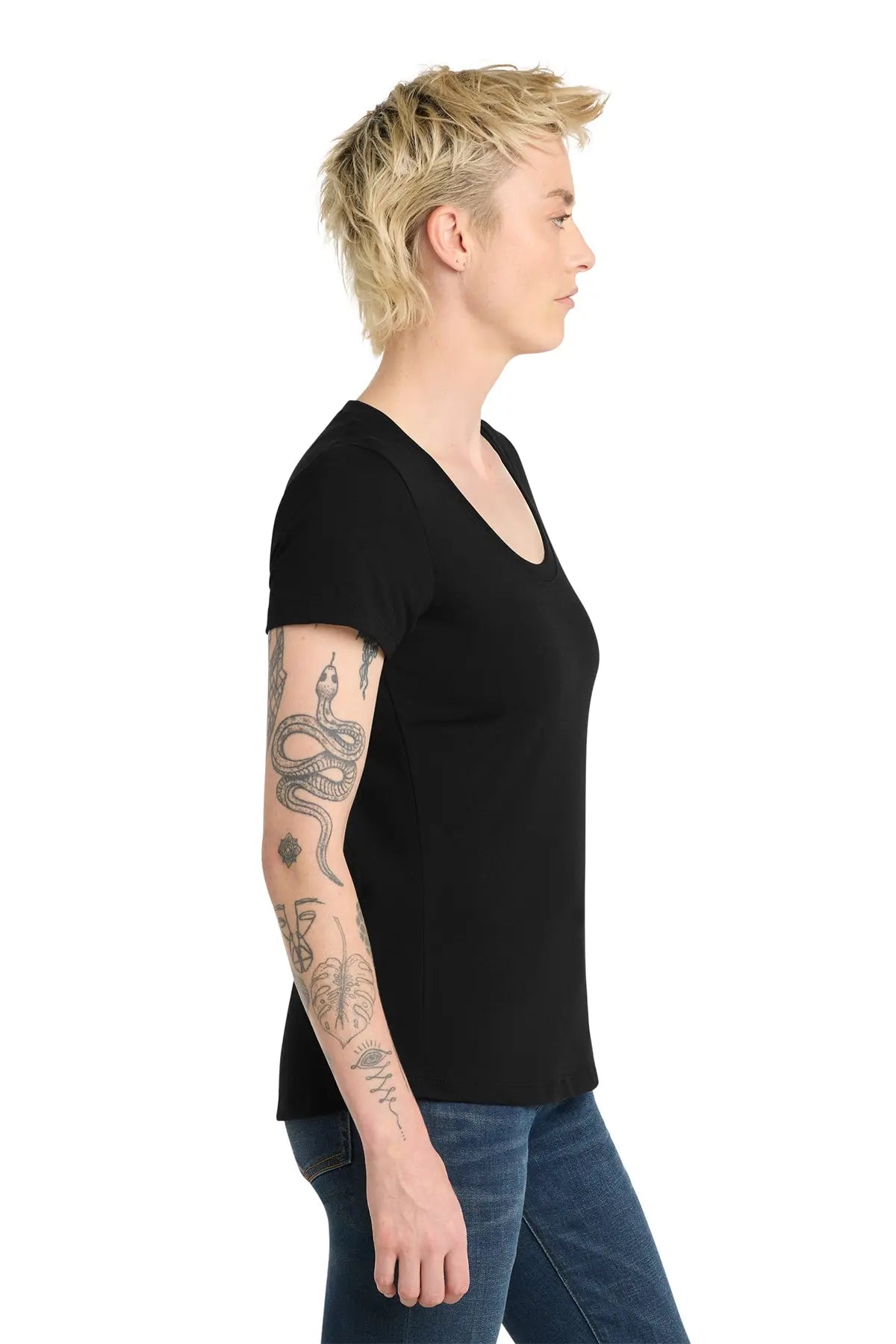 District® Women’s Flex Scoop Neck Tee #DT7501