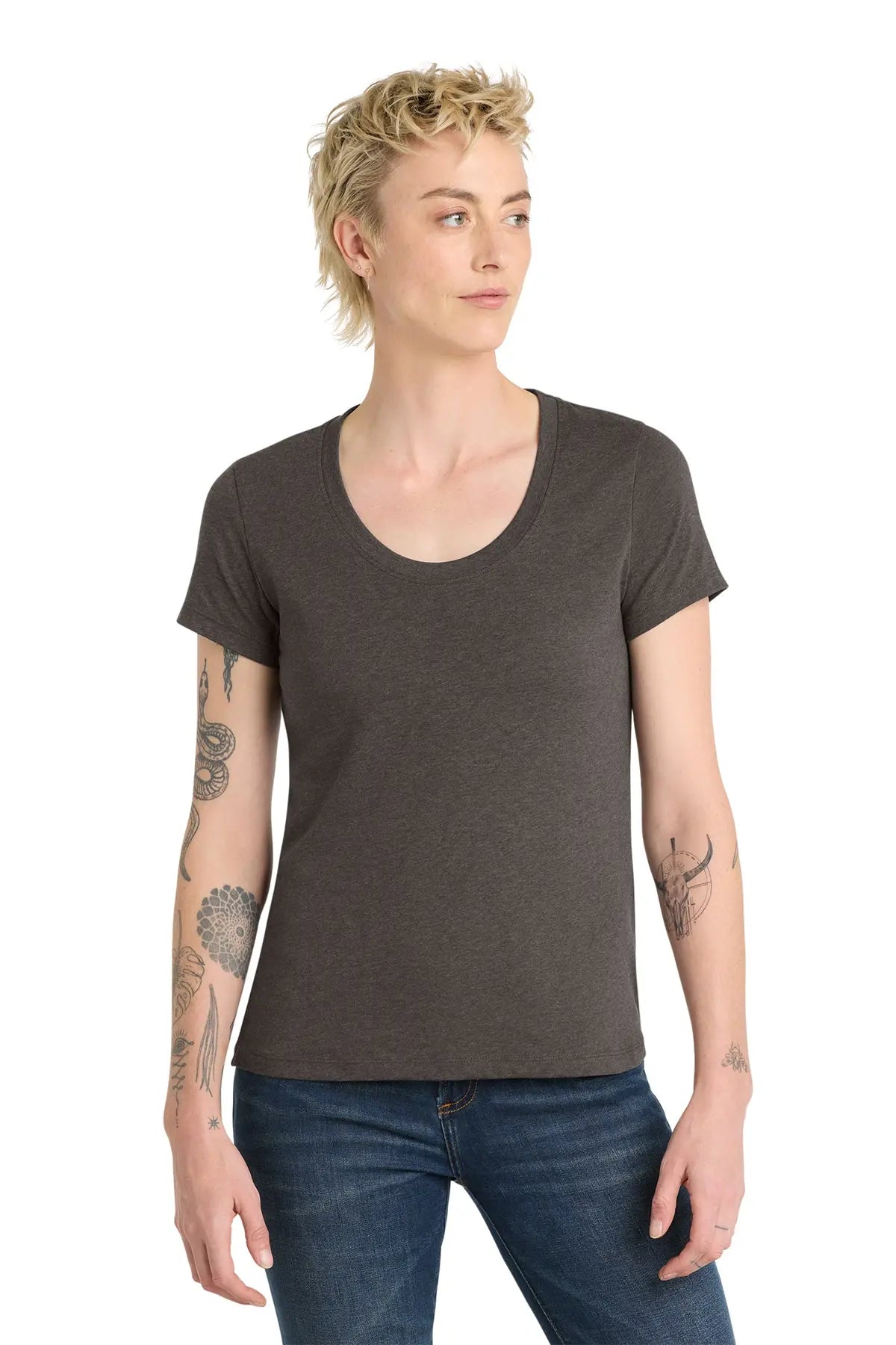 District® Women’s Flex Scoop Neck Tee #DT7501
