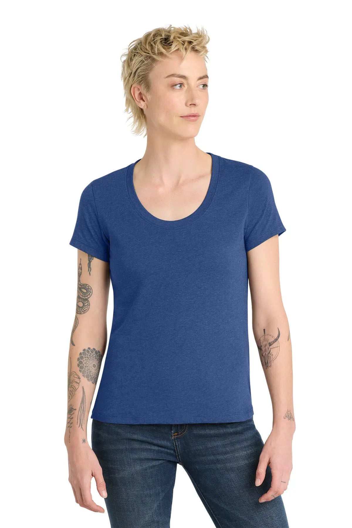 District® Women’s Flex Scoop Neck Tee #DT7501