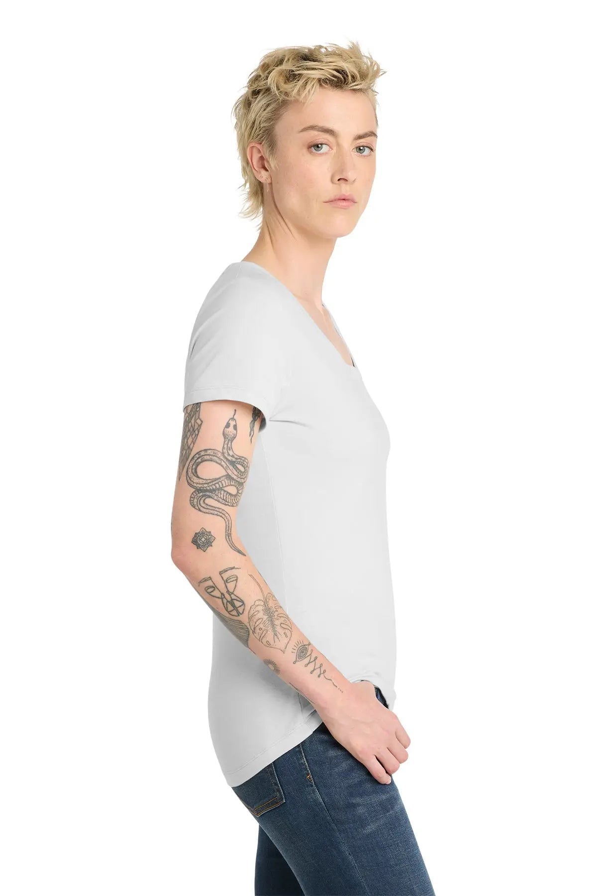 District® Women’s Flex Scoop Neck Tee #DT7501