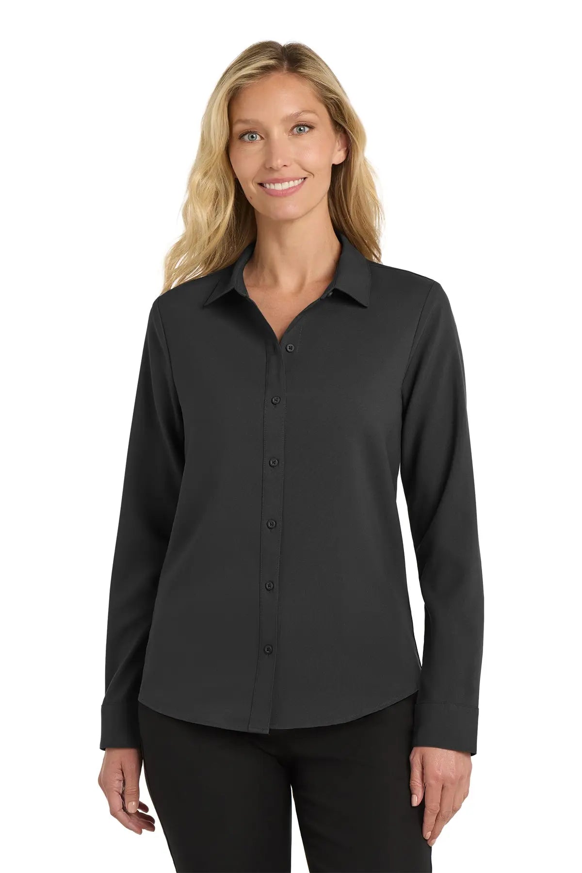 Port Authority® Women's Long Sleeve Performance Staff Shirt #LW401
