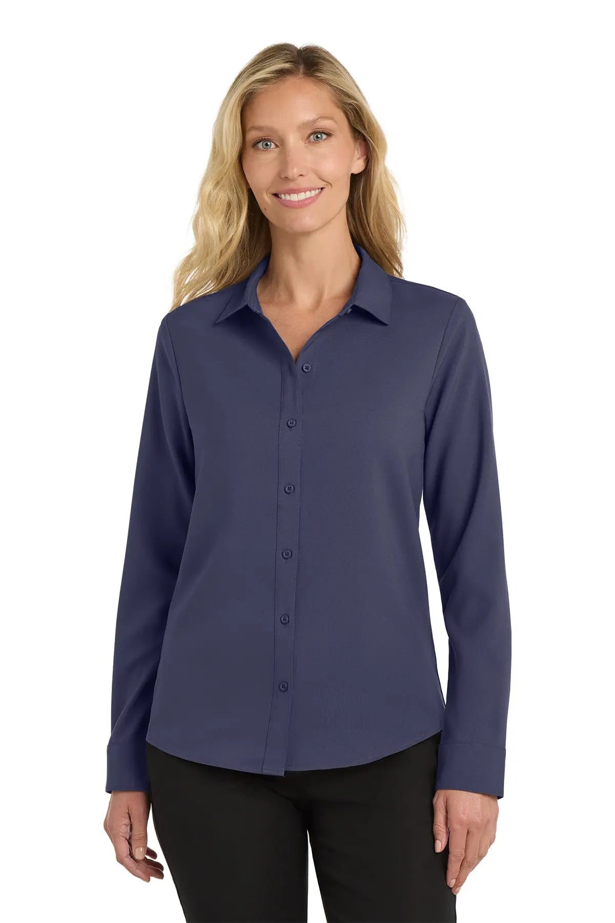 Port Authority® Women's Long Sleeve Performance Staff Shirt #LW401