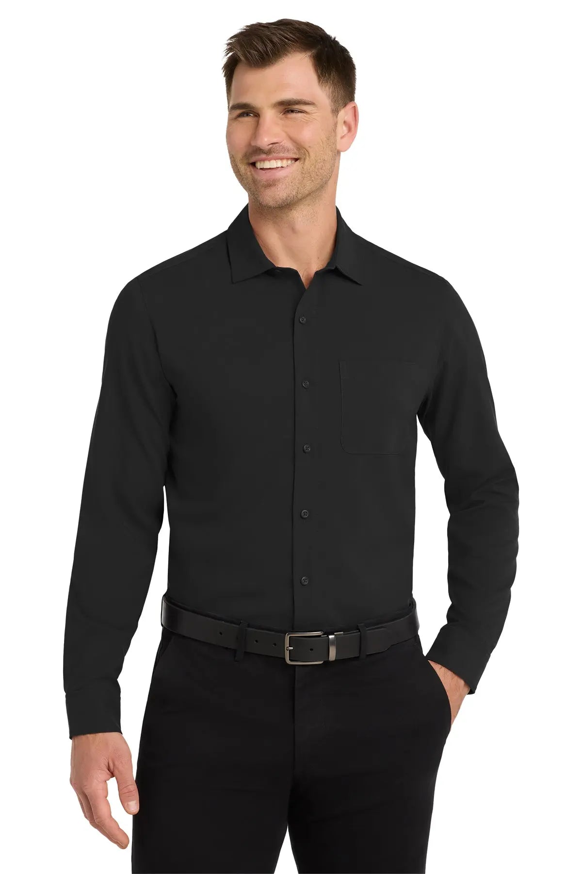 Port Authority® Long Sleeve Performance Staff Shirt #W401