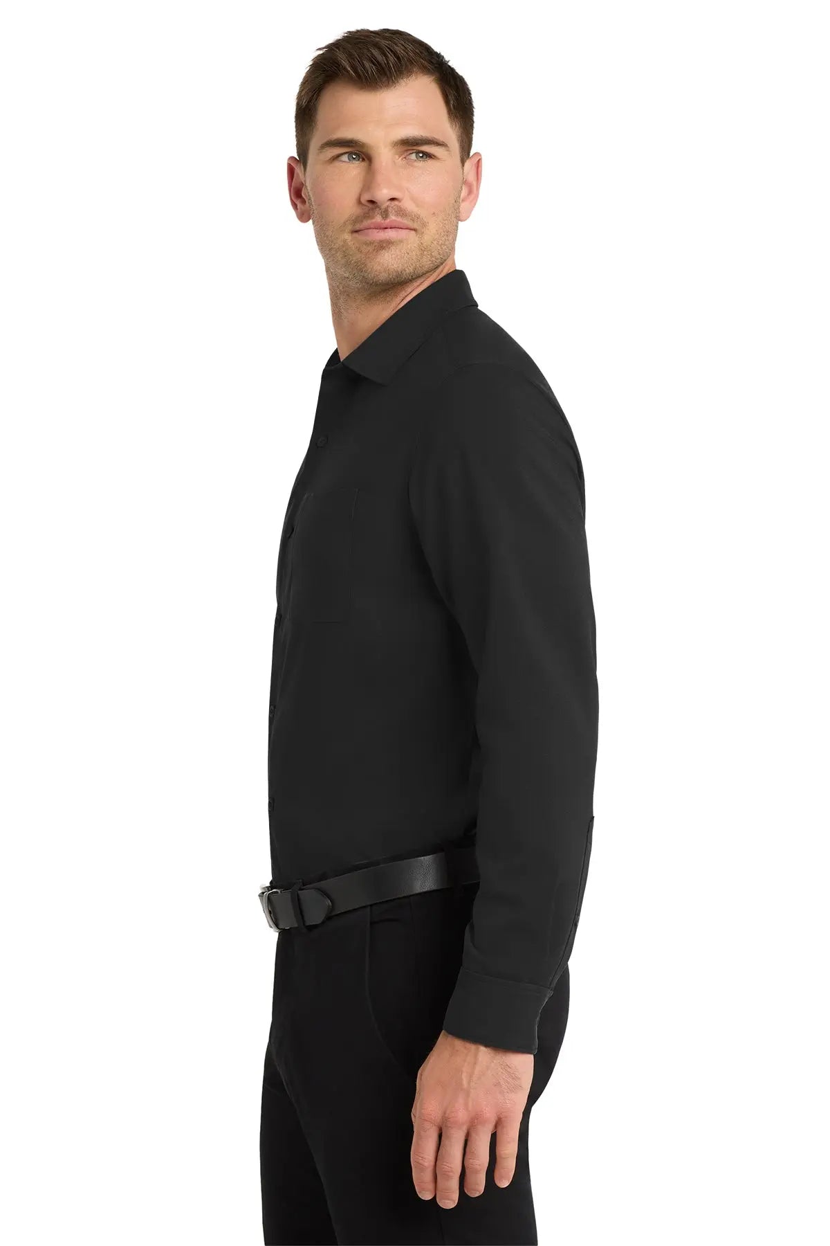 Port Authority® Long Sleeve Performance Staff Shirt #W401
