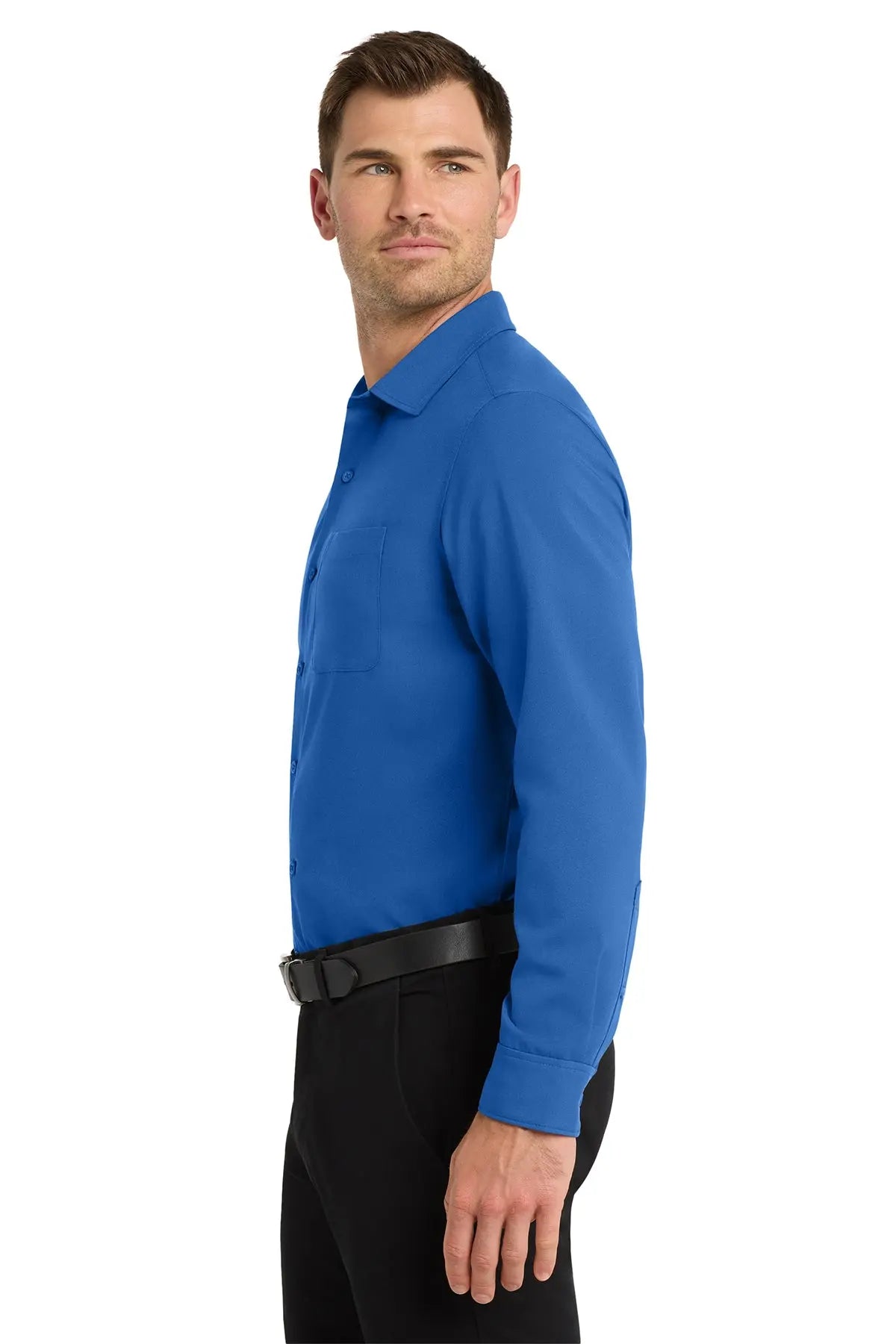 Port Authority® Long Sleeve Performance Staff Shirt #W401