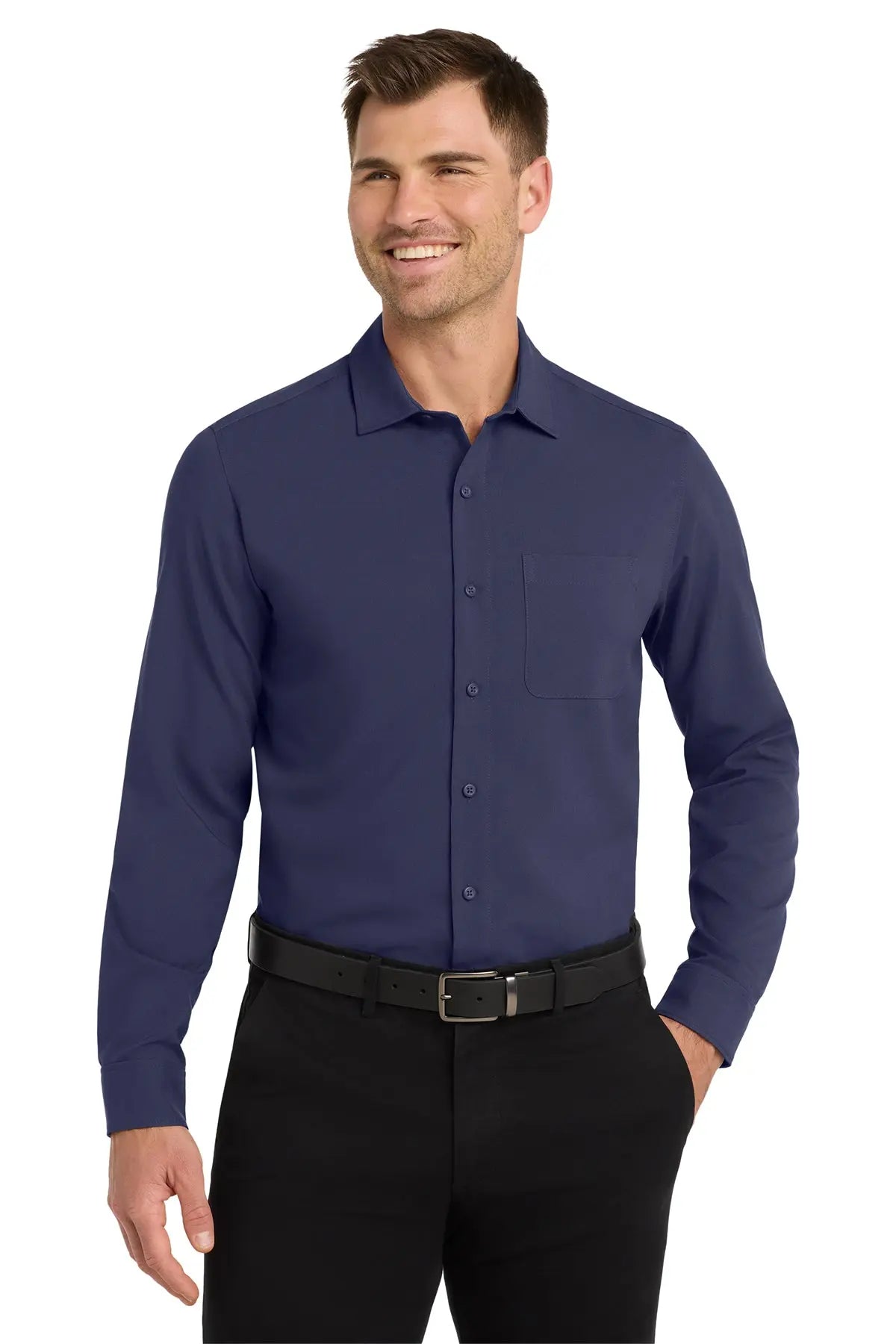 Port Authority® Long Sleeve Performance Staff Shirt #W401