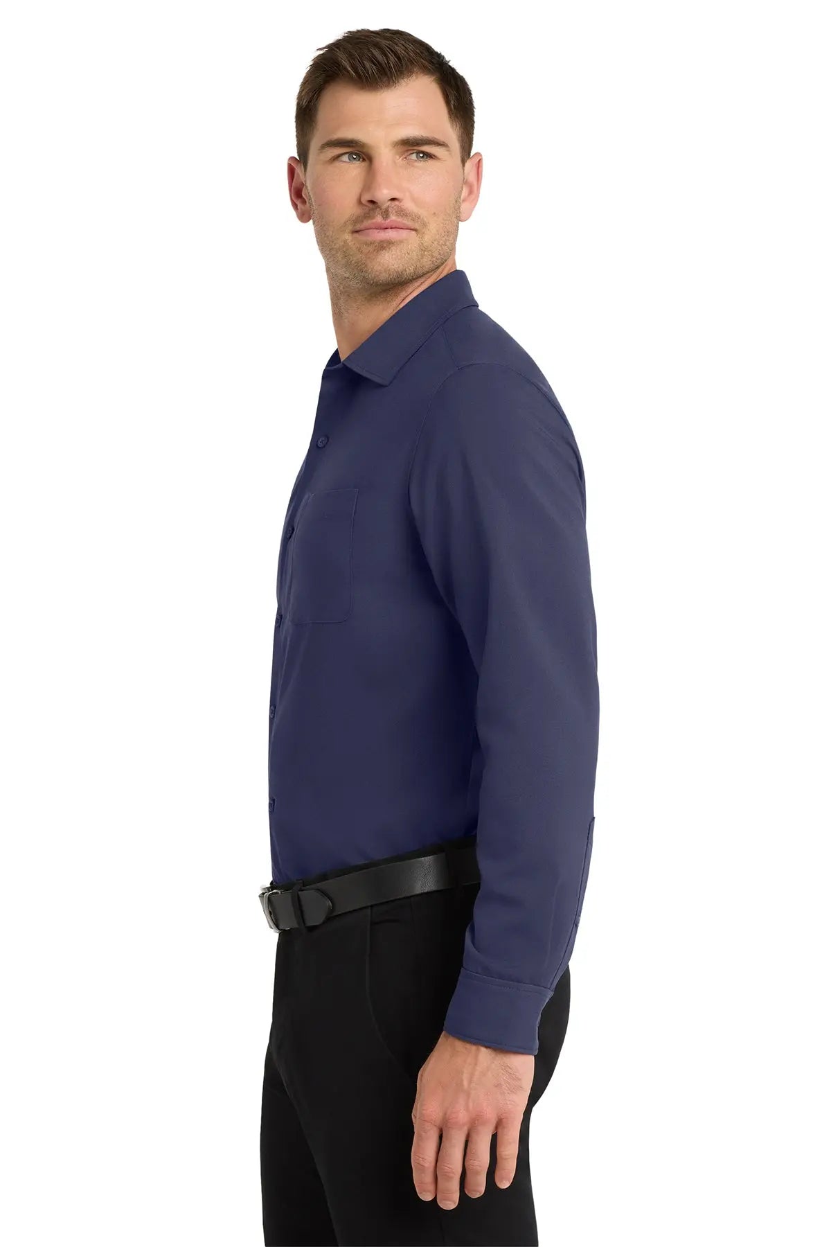 Port Authority® Long Sleeve Performance Staff Shirt #W401