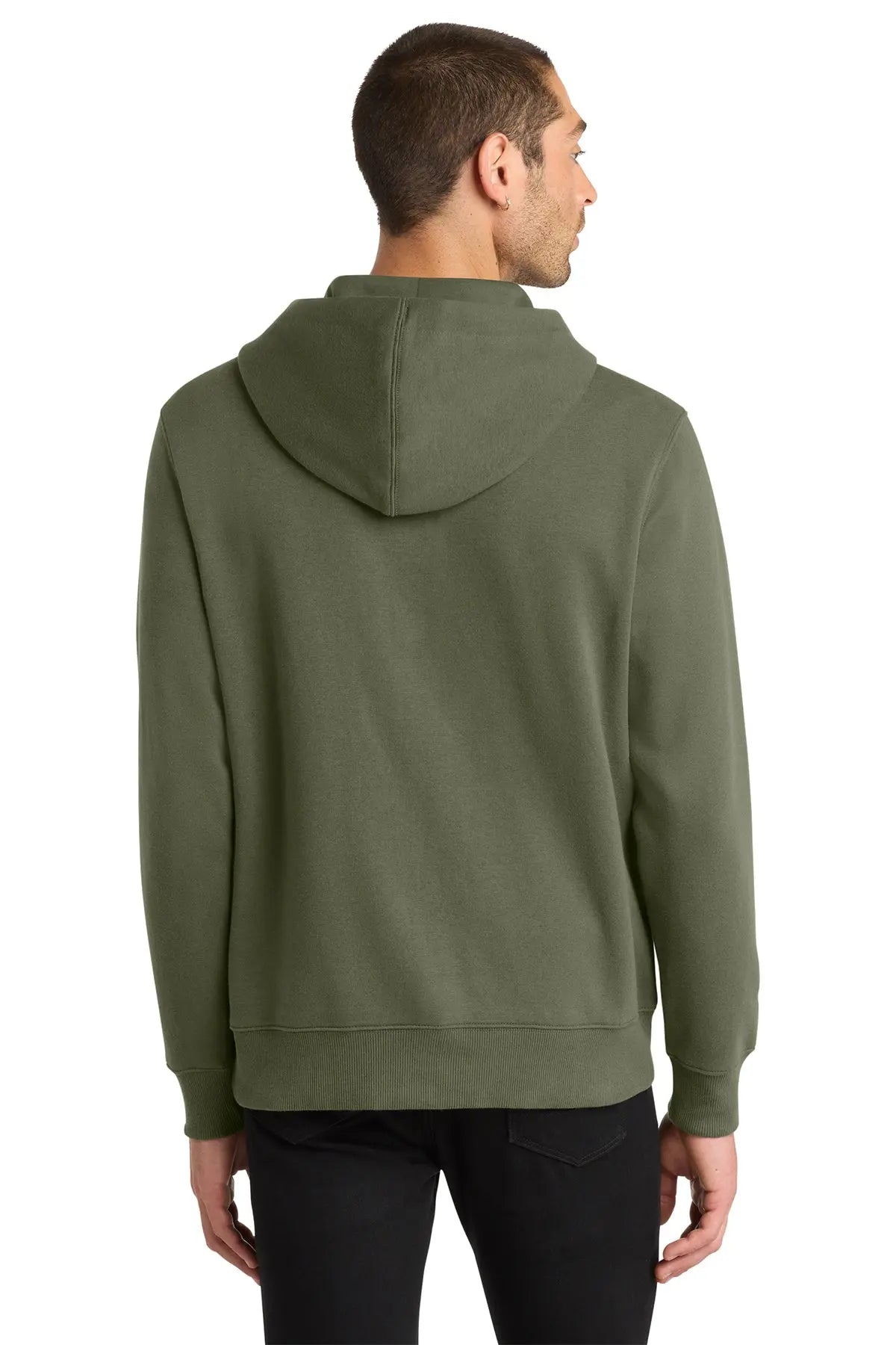 District® Perfect Weight® Fleece Full-Zip Hoodie #DT1103