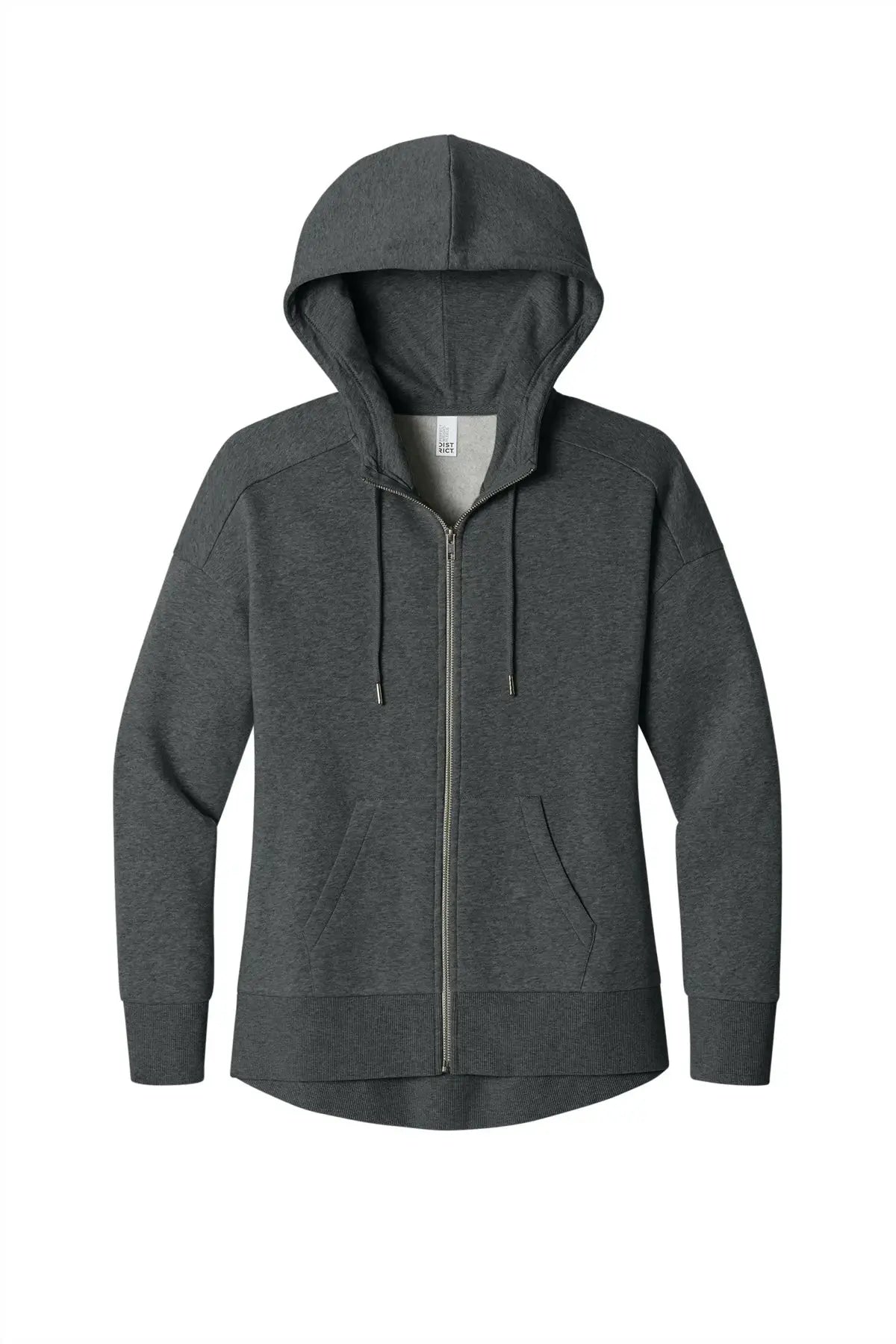 District® Women’s Perfect Weight® Fleece Drop Shoulder Full-Zip Hoodie #DT1104 Game Over Merch
