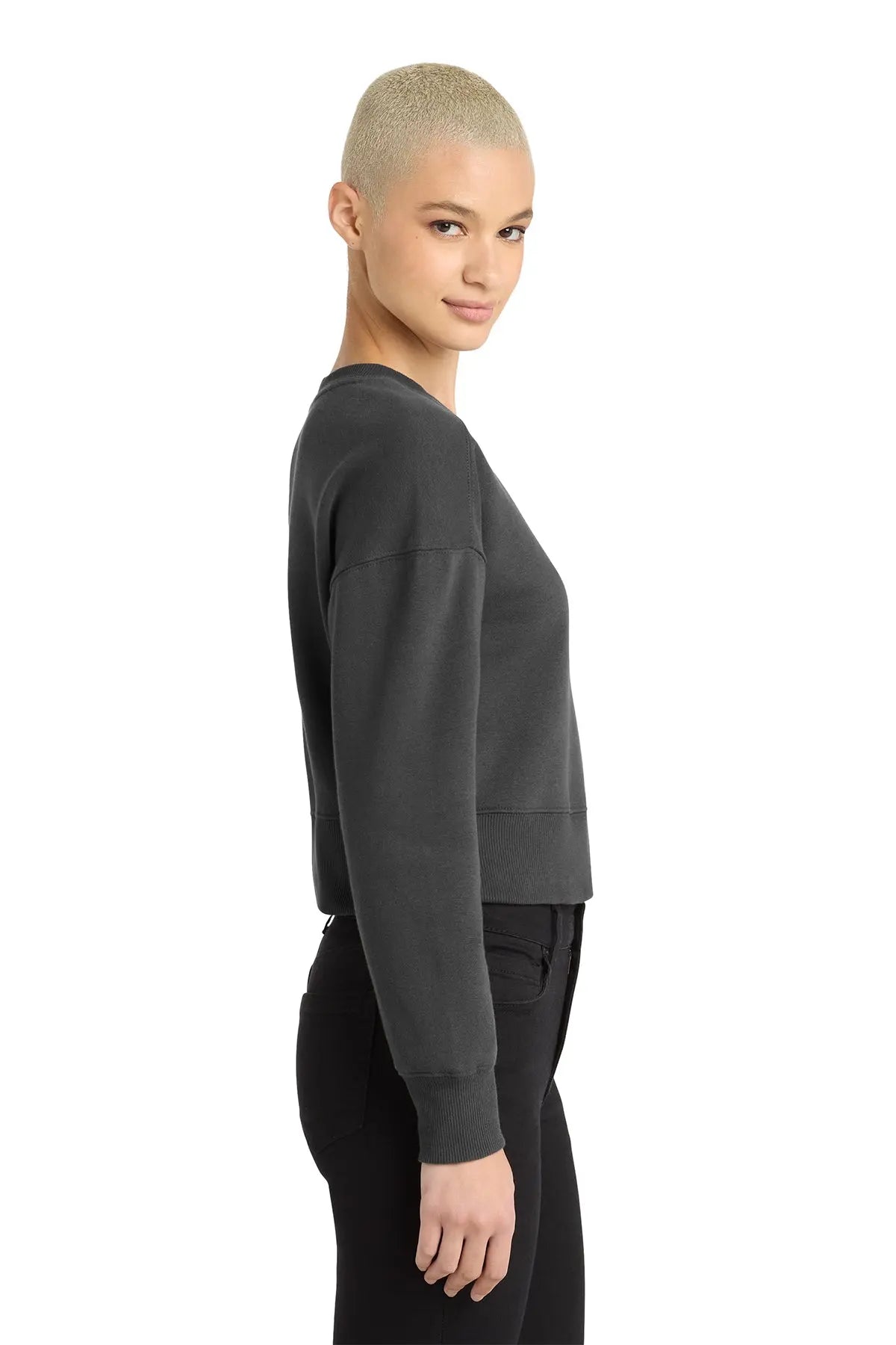 District® Women’s Perfect Weight® Fleece Cropped Crew #DT1105