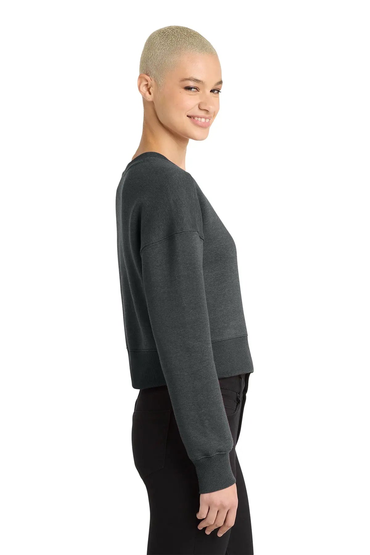 District® Women’s Perfect Weight® Fleece Cropped Crew #DT1105