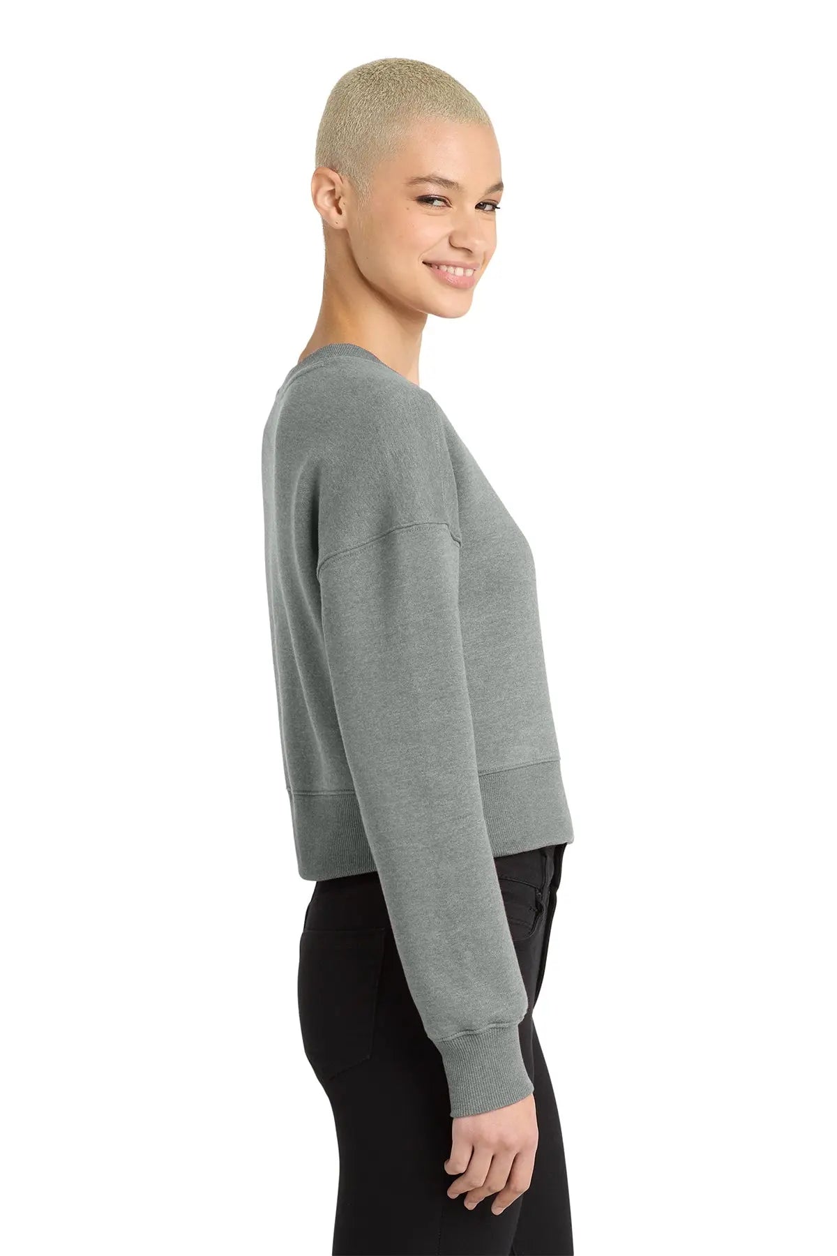 District® Women’s Perfect Weight® Fleece Cropped Crew #DT1105