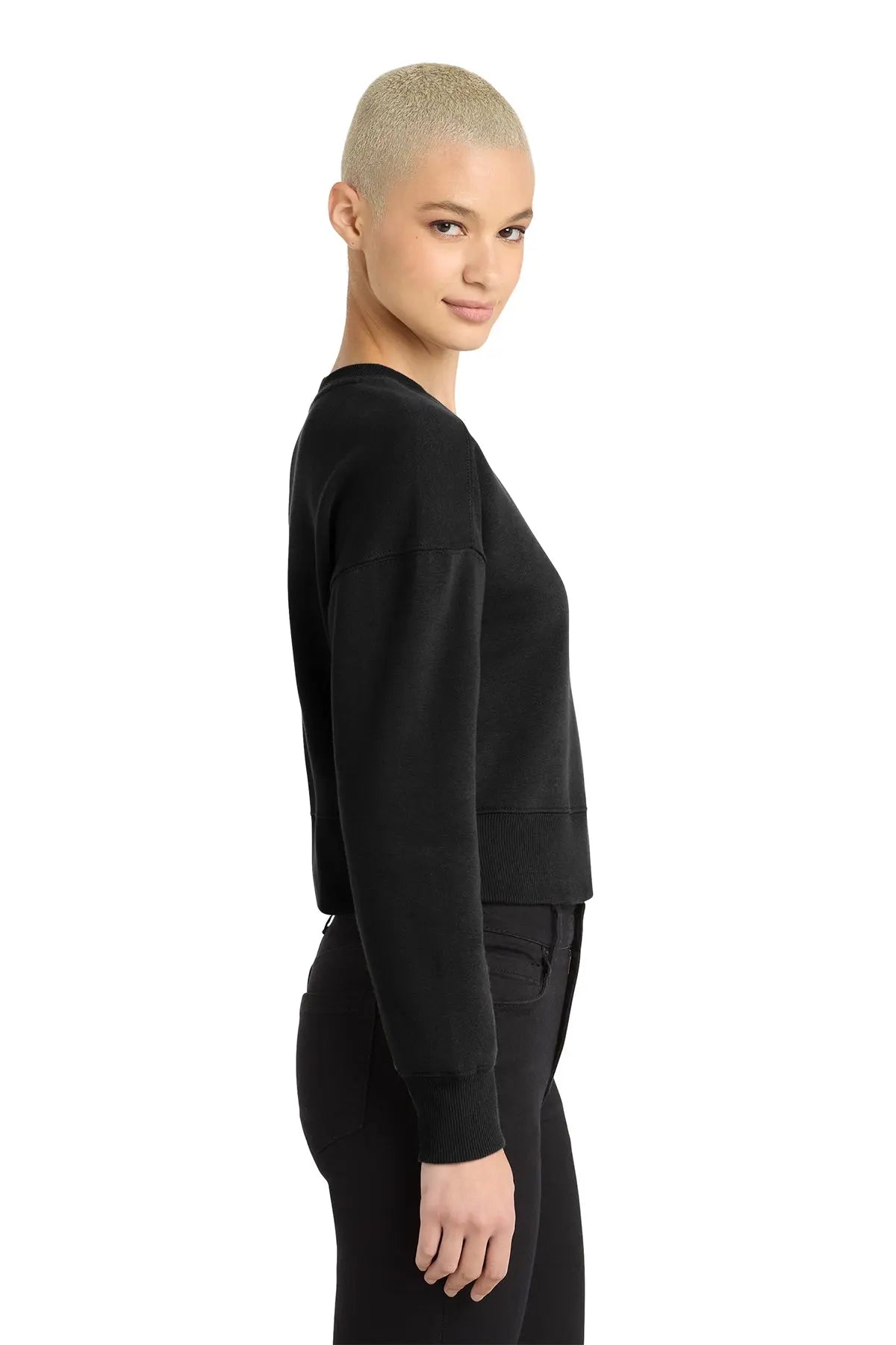 District® Women’s Perfect Weight® Fleece Cropped Crew #DT1105