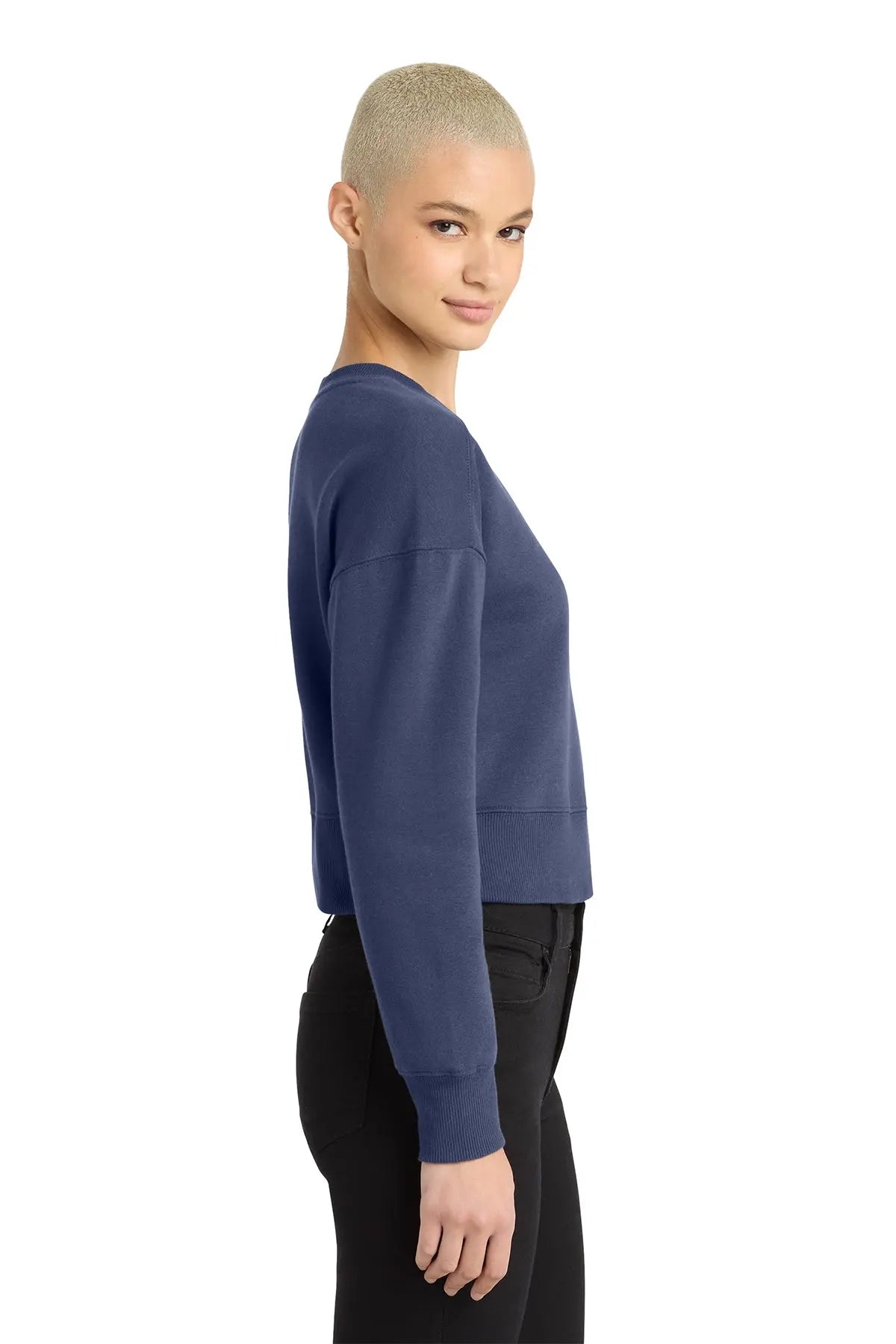 District® Women’s Perfect Weight® Fleece Cropped Crew #DT1105