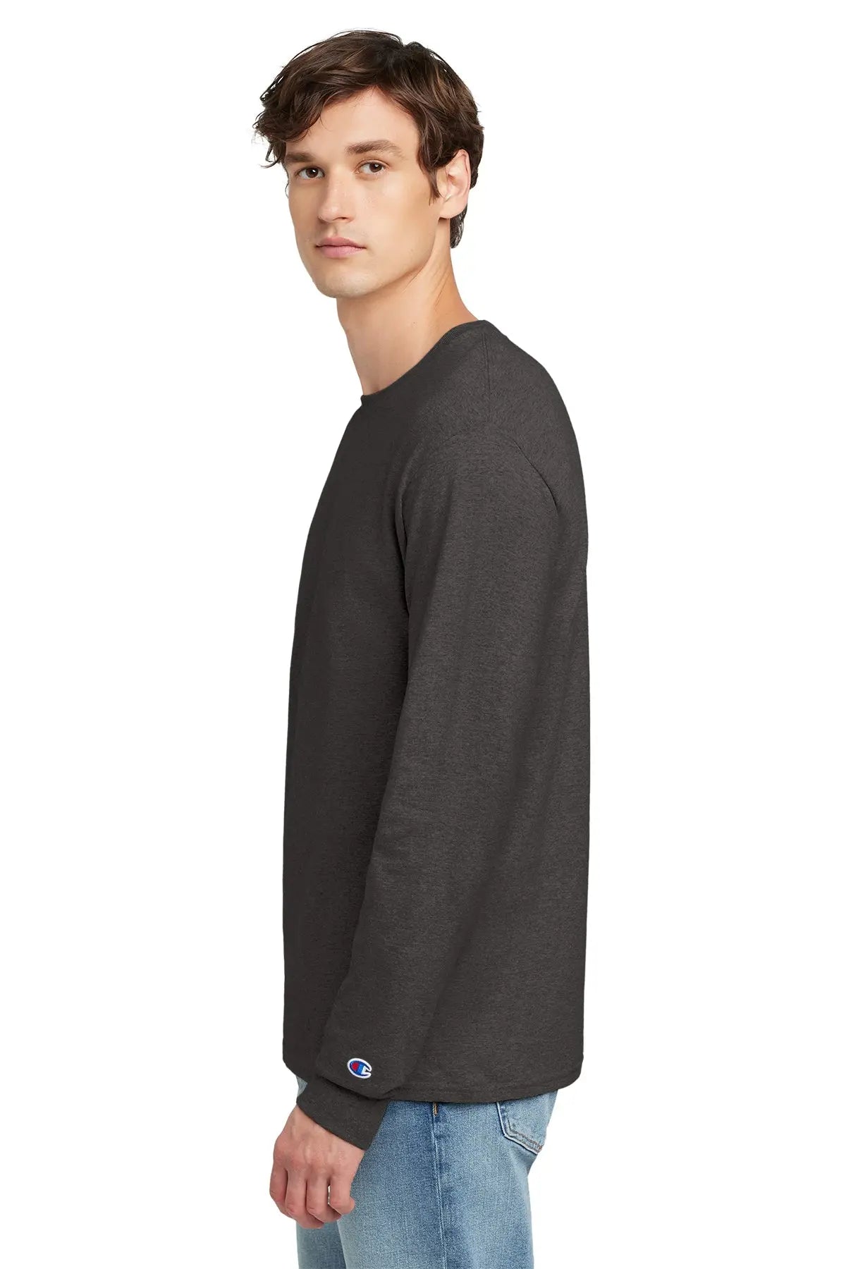 Champion® Heritage 5.2-Oz. Jersey Long Sleeve Tee #CC8C