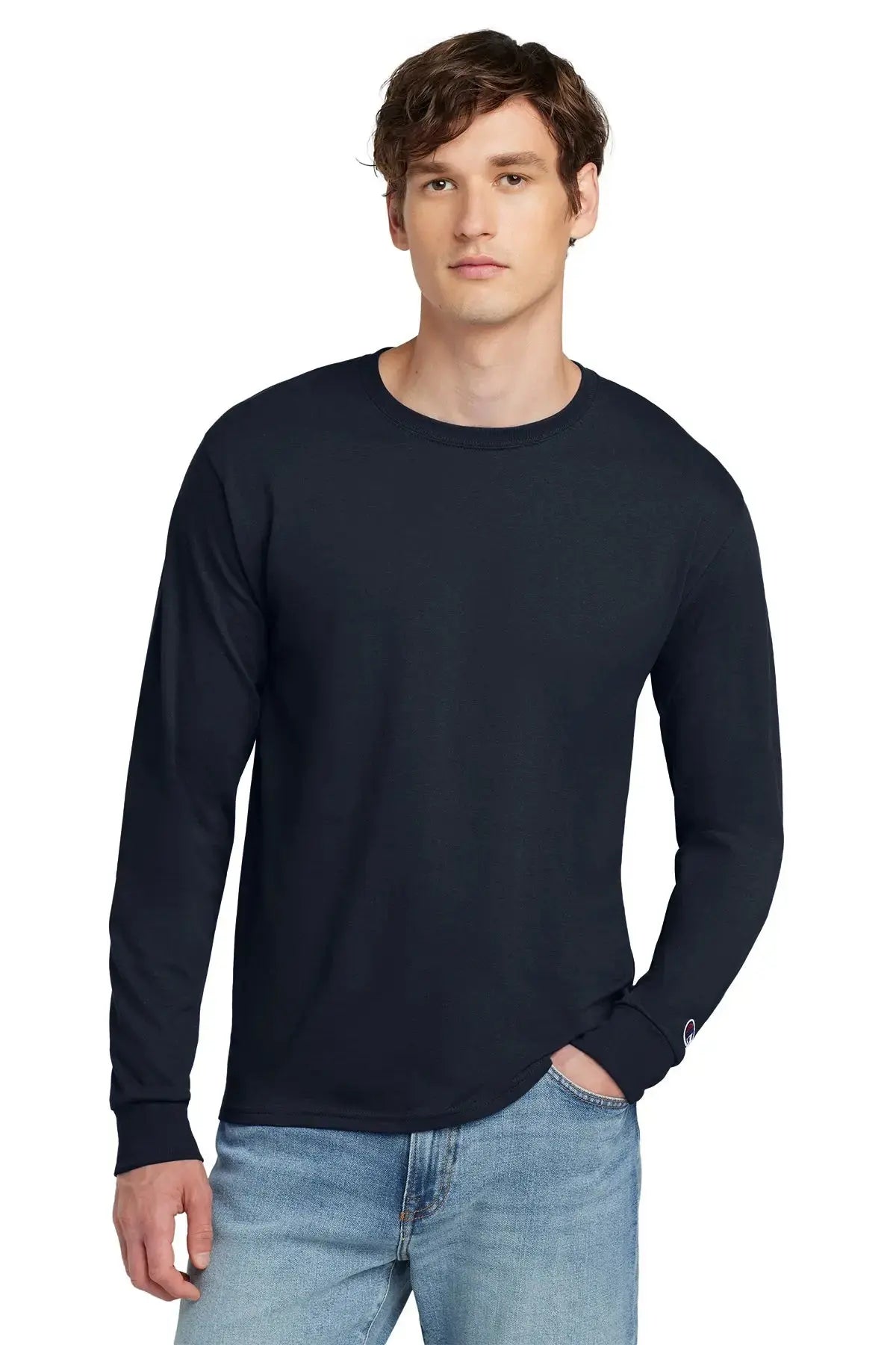 Champion® Heritage 5.2-Oz. Jersey Long Sleeve Tee #CC8C Game Over Merch